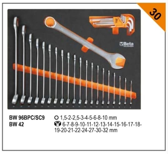 C45PRO C7 TAKIM ARABASI İÇİN 268 PARÇA ALET TAKIMLARI