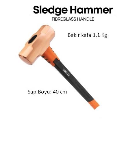 Fiber Saplı Bakır Madırga 1,1 Kg