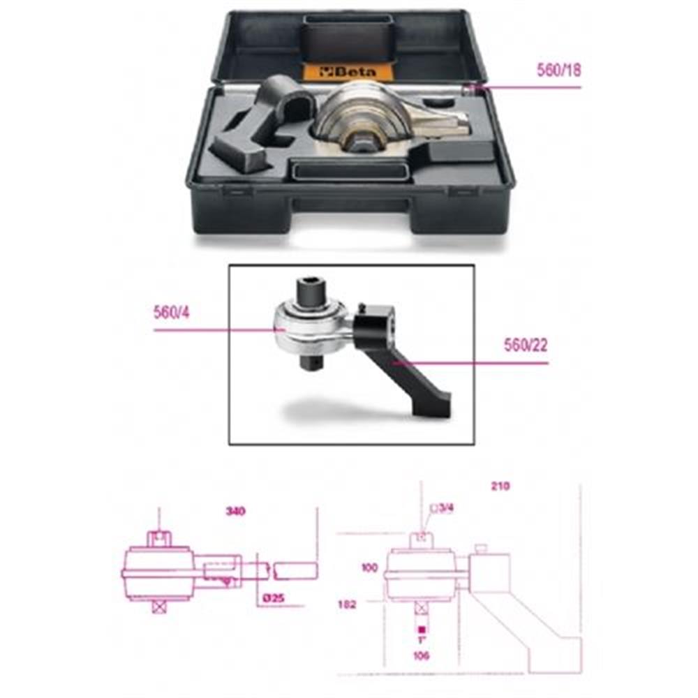 Tork Artırıcı Takımı 4 Parça 560/C4+ 