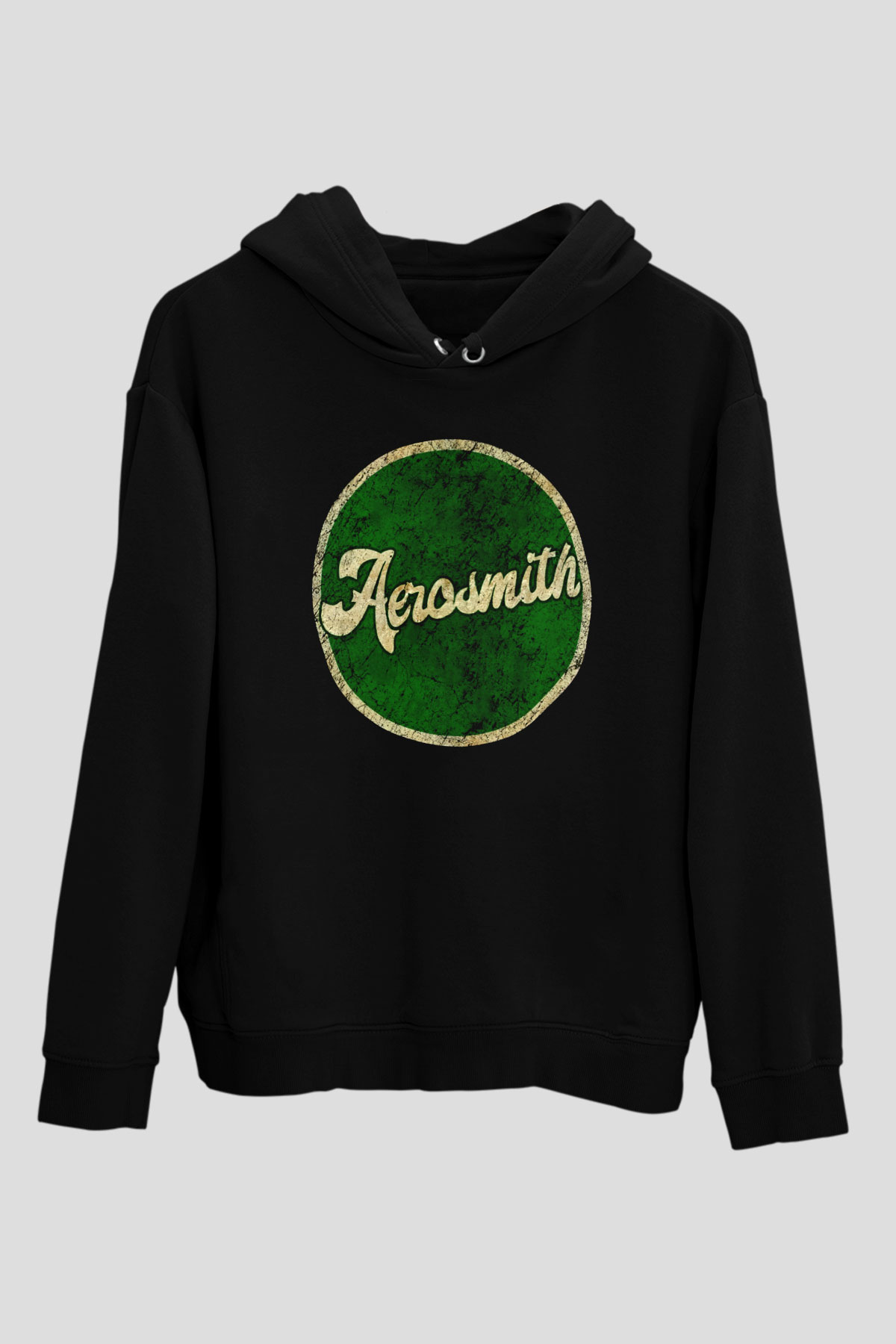  Aerosmith Siyah Unisex Kapüşonlu Sweatshirt