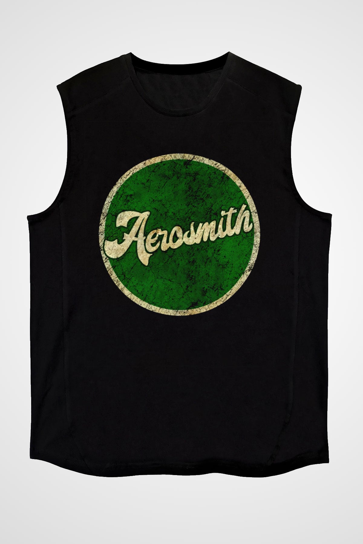  Aerosmith Siyah Unisex Kolsuz Tişört