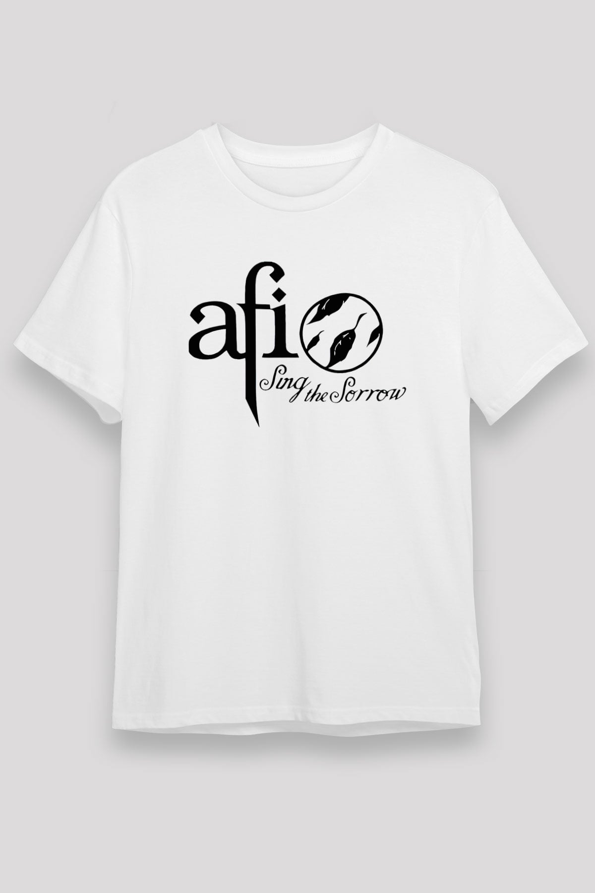  Afi Beyaz Unisex Tişört T-Shirt - TişörtFabrikası