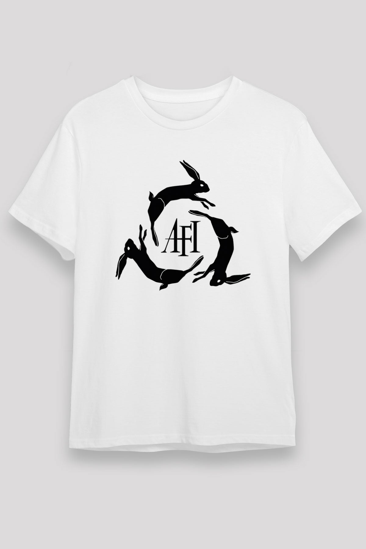 Afi Beyaz Unisex Tişört T-Shirt - TişörtFabrikası