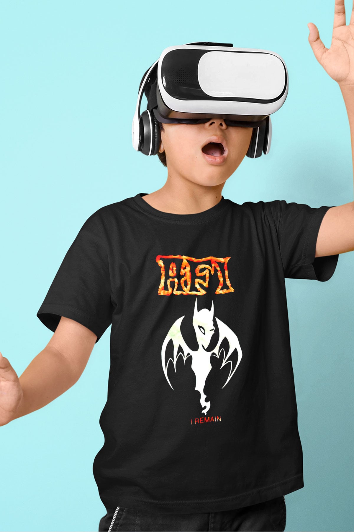  Afi Siyah Unisex Çocuk Tişört