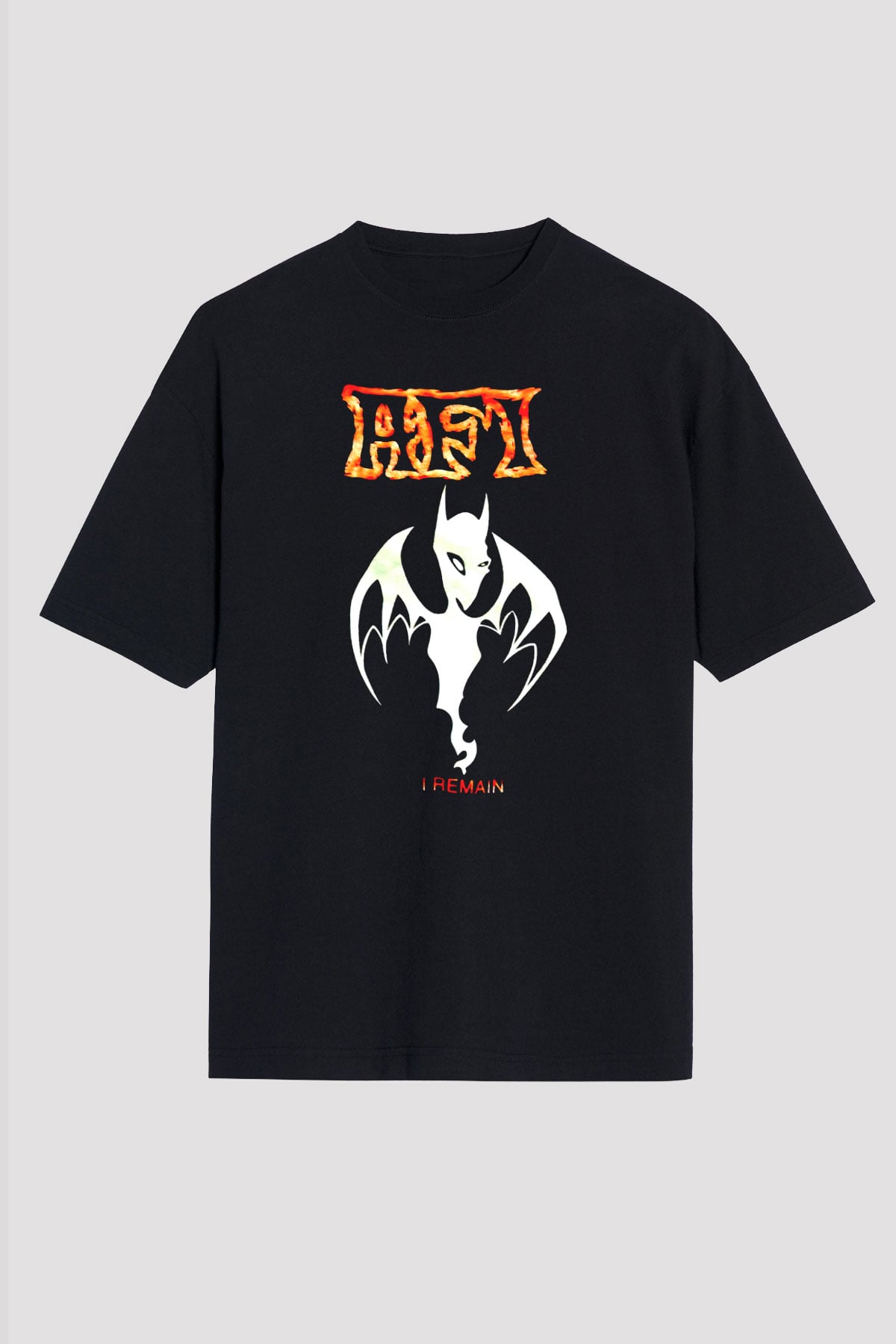  Afi Siyah Oversize Tişört Oversize T-shirt - TişörtFabrikası