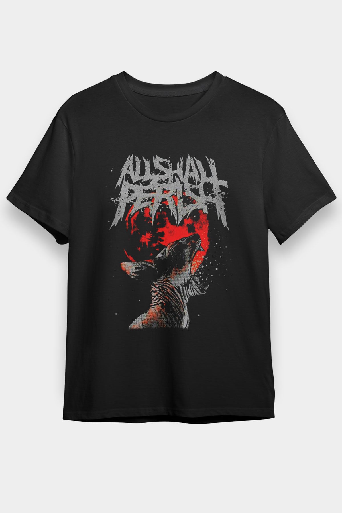  All Shall Perish Siyah Unisex Tişört T-Shirt - TişörtFabrikası