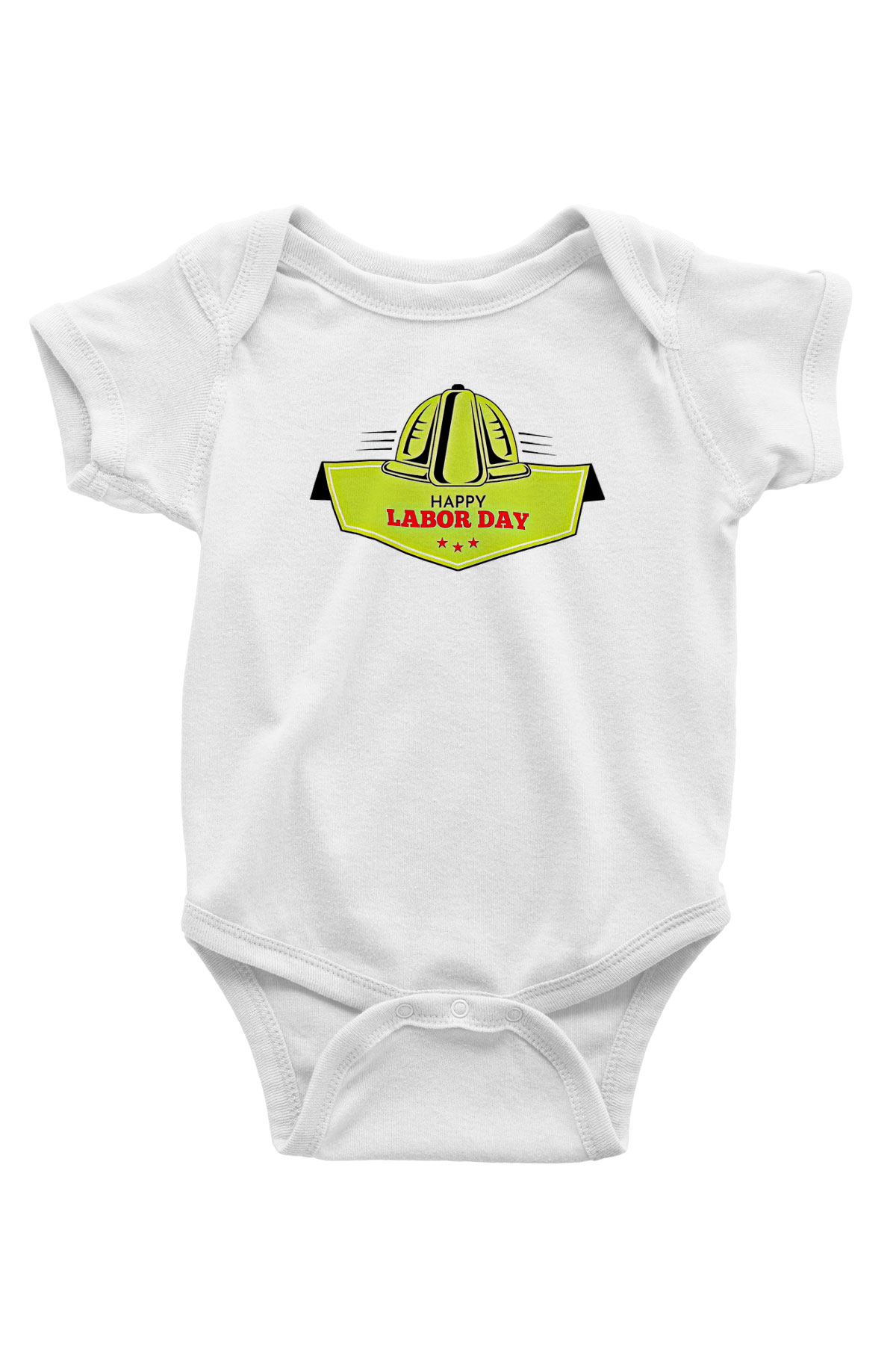 1 Mayıs Baskılı Beyaz Unisex Bebek Body - Zıbın