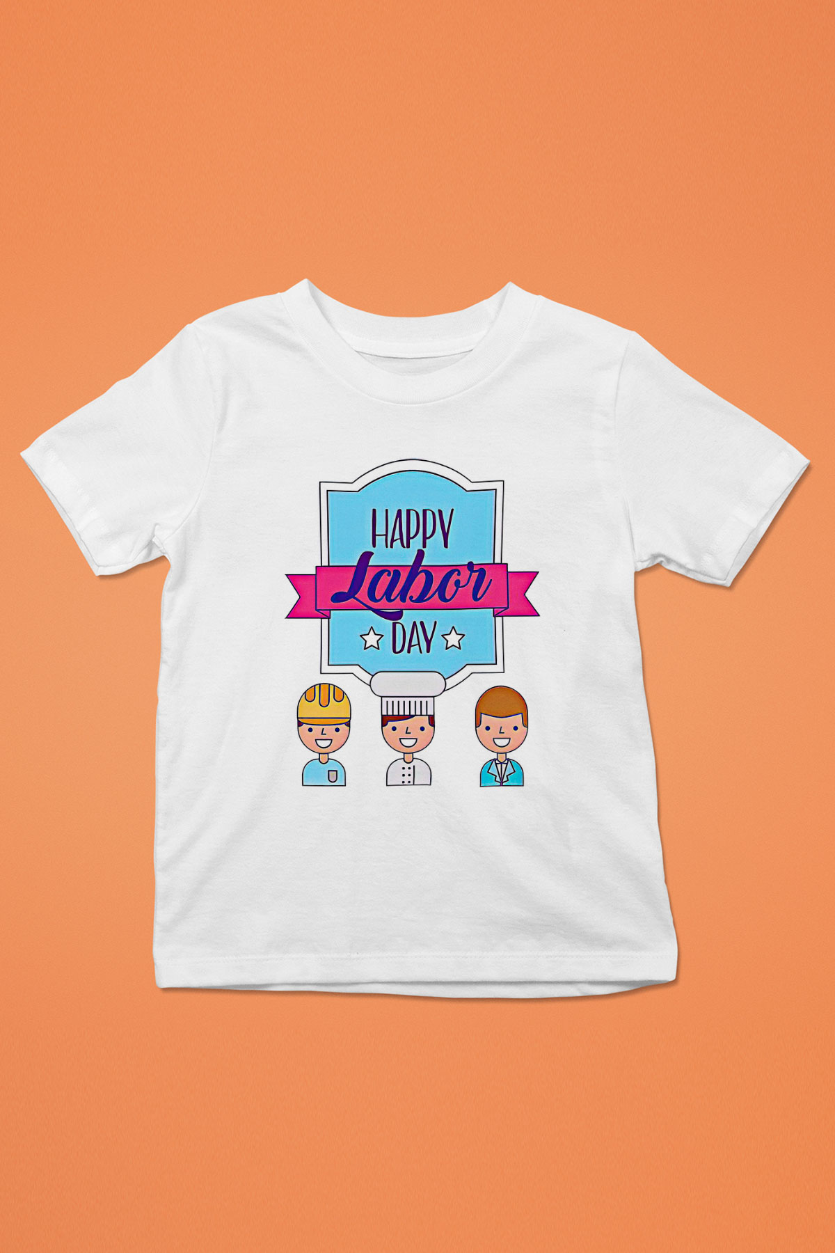 1 Mayıs Baskılı Beyaz Unisex Beyaz Çocuk Tişört - Tshirt