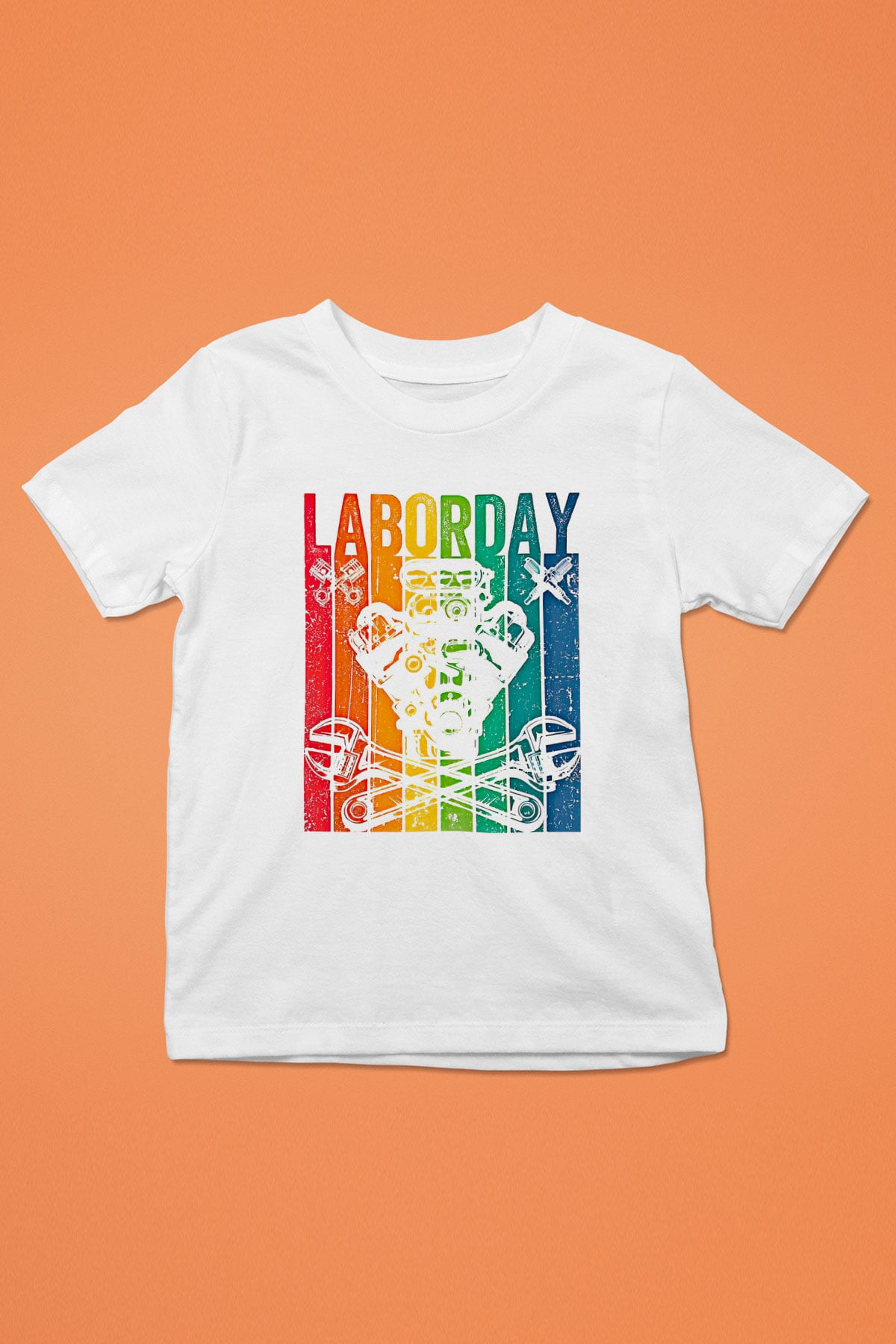 1 Mayıs Baskılı Beyaz Unisex Beyaz Çocuk Tişört - Tshirt