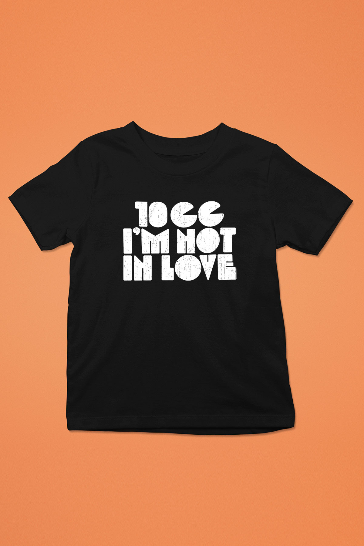10cc Baskılı Unisex Siyah Çocuk Tişört - Tshirt