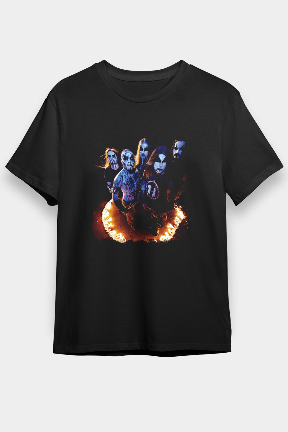 1349 Baskılı Unisex Siyah Tişört