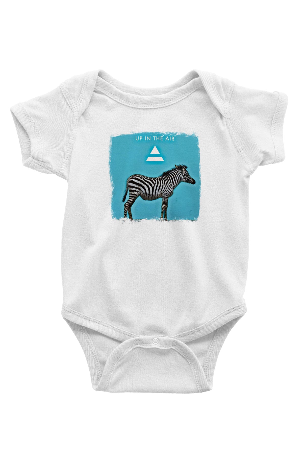 30 Seconds To Mars Baskılı Unisex Beyaz Bebek Body - Zıbın