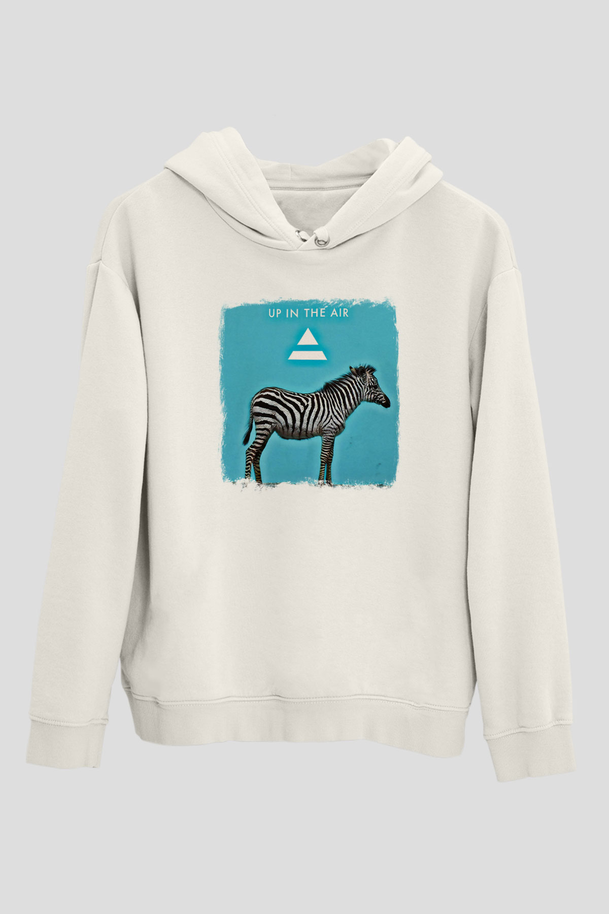30 Seconds To Mars Baskılı Unisex Beyaz Hoodie