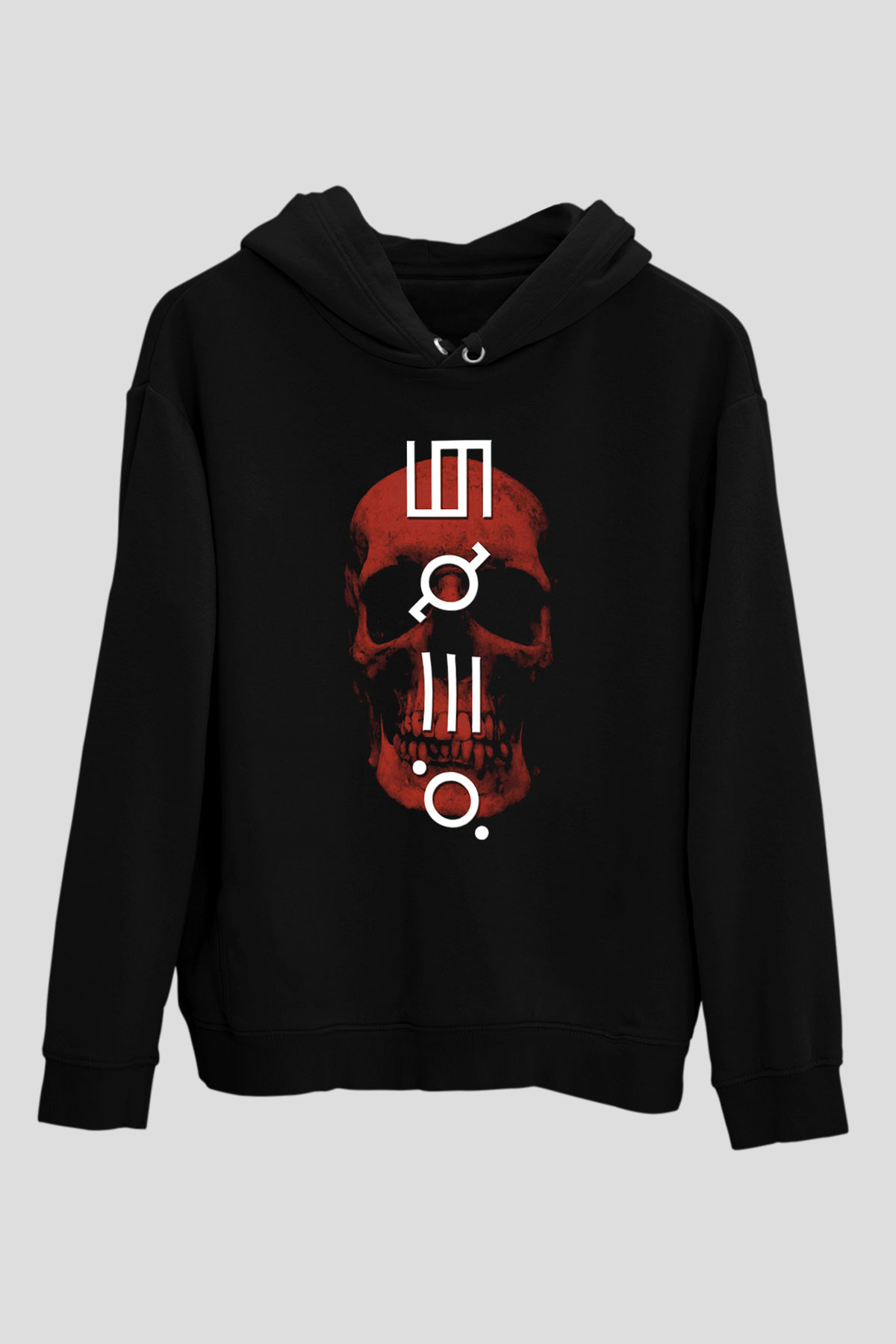 30 Seconds To Mars Siyah Unisex Hoodie