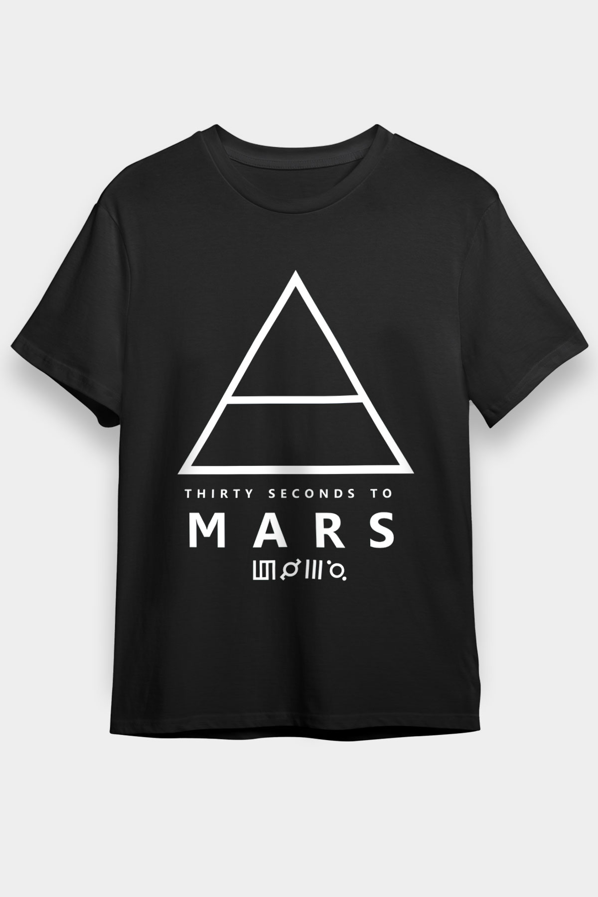 30 Seconds To Mars Siyah Unisex Tişört T-Shirt - TişörtFabrikası