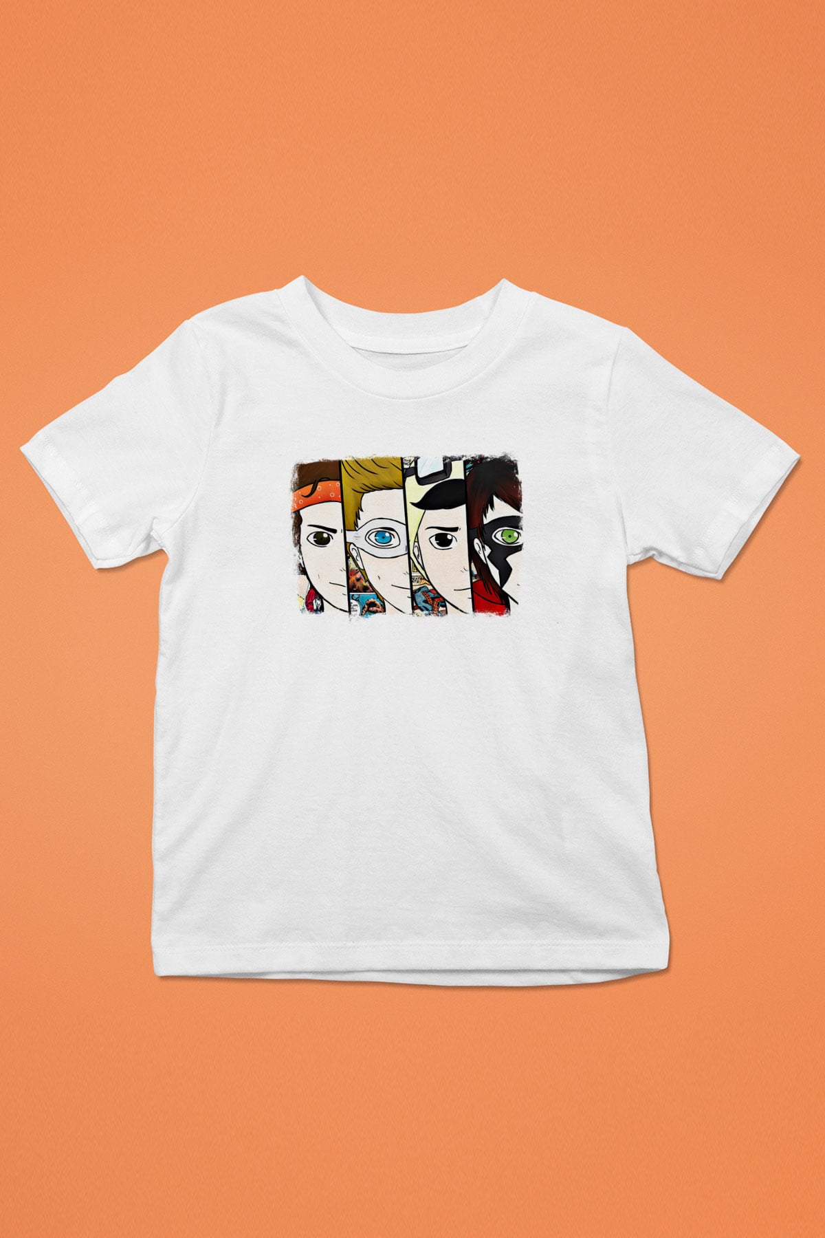 5 Seconds Of Summer Baskılı Unisex Beyaz Çocuk Tişört