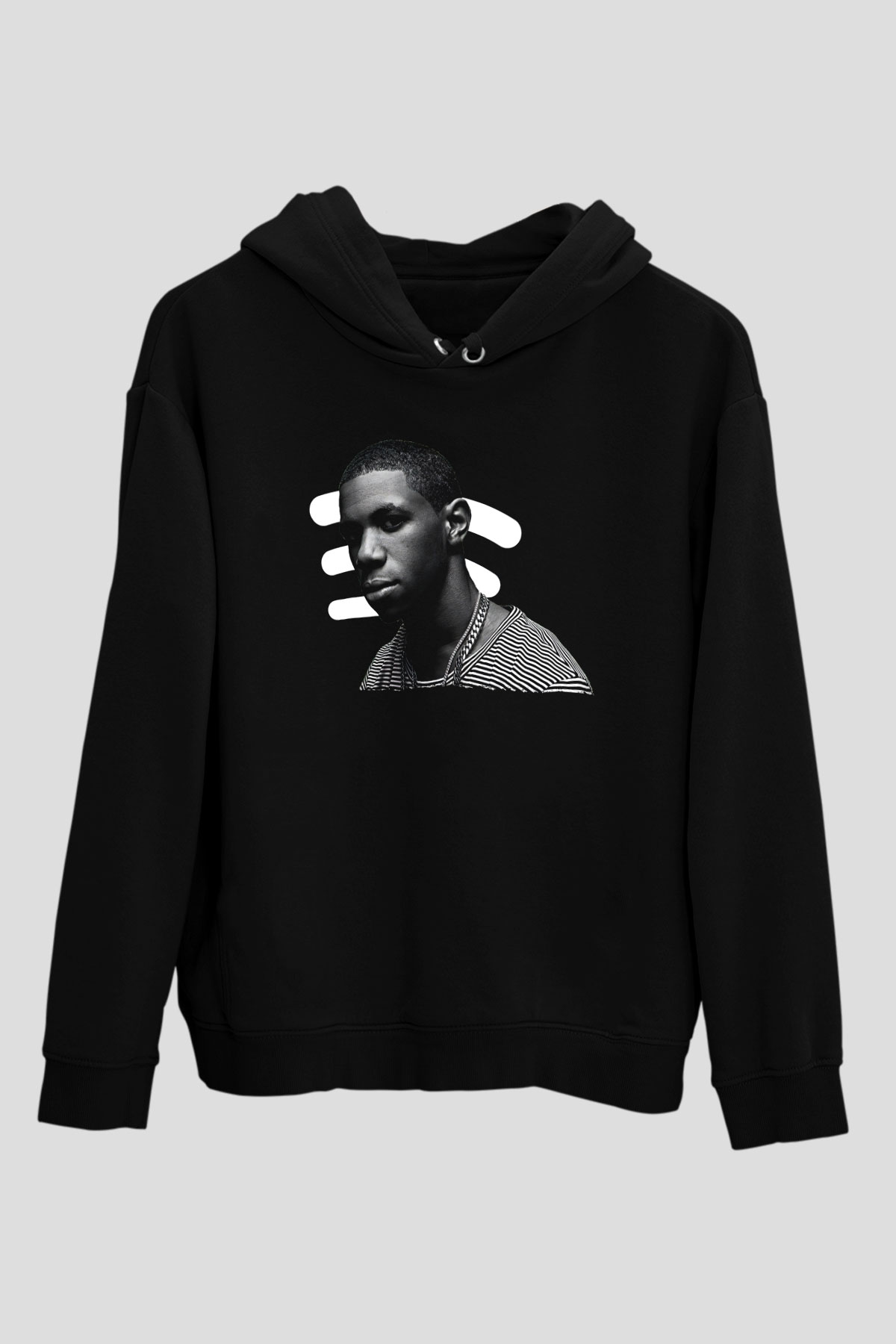 A Boosie Wit Da Hoodie Baskılı Unisex Siyah Hoodie