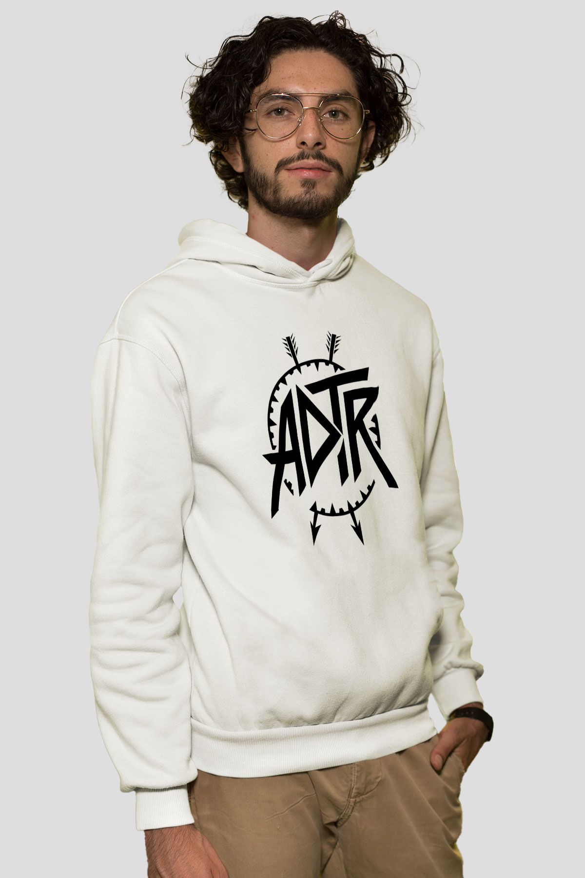 A Day to remember Baskılı Unisex Beyaz Hoodie