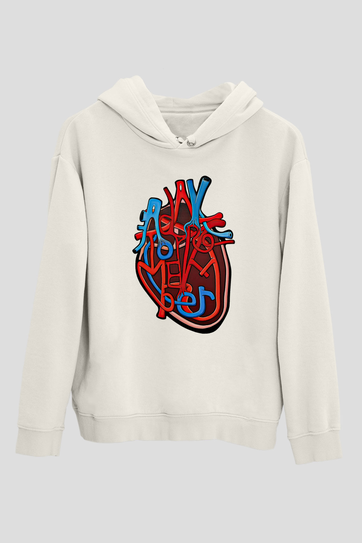 A Day to remember Baskılı Unisex Beyaz Hoodie