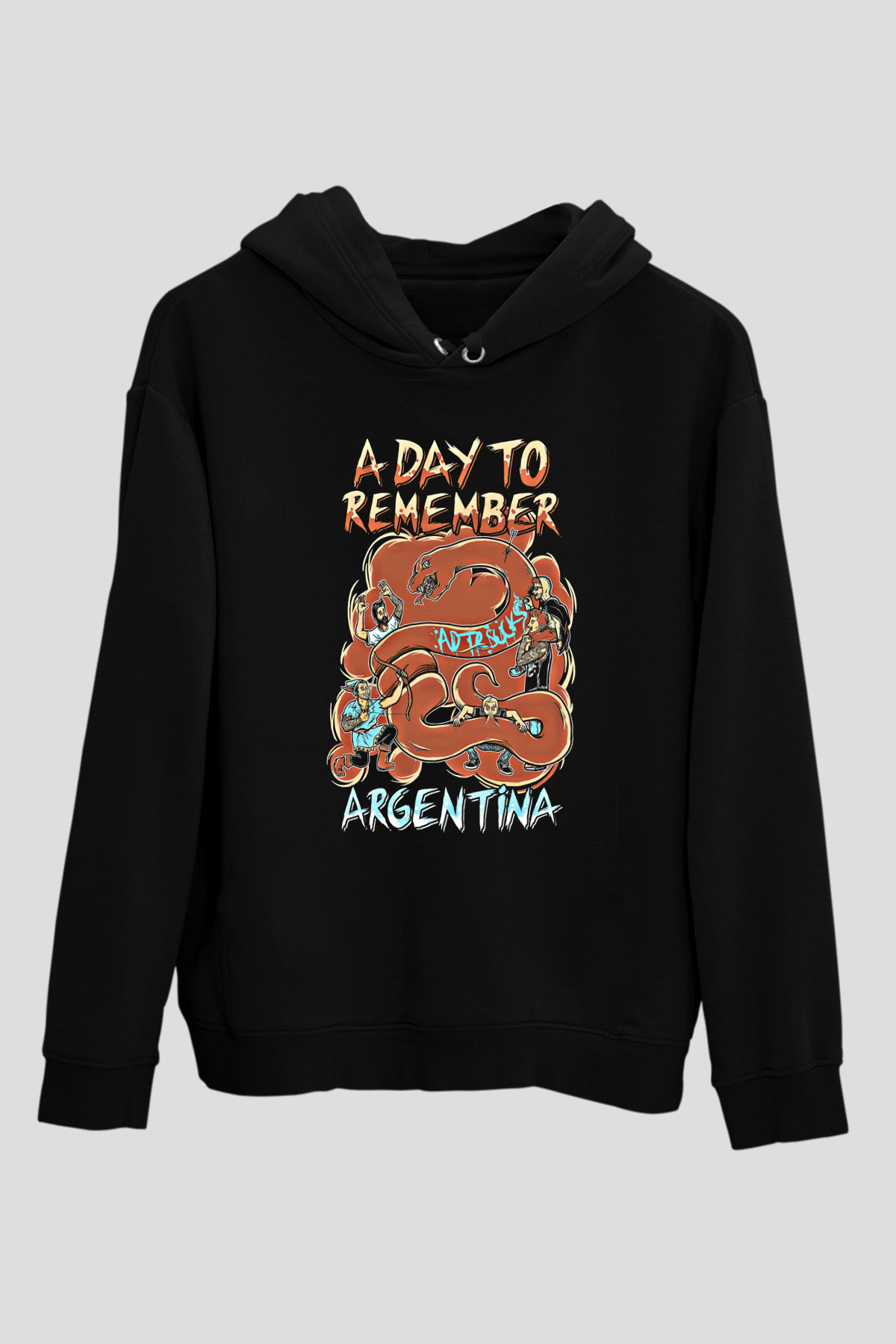 A Day to remember Baskılı Unisex Siyah Hoodie
