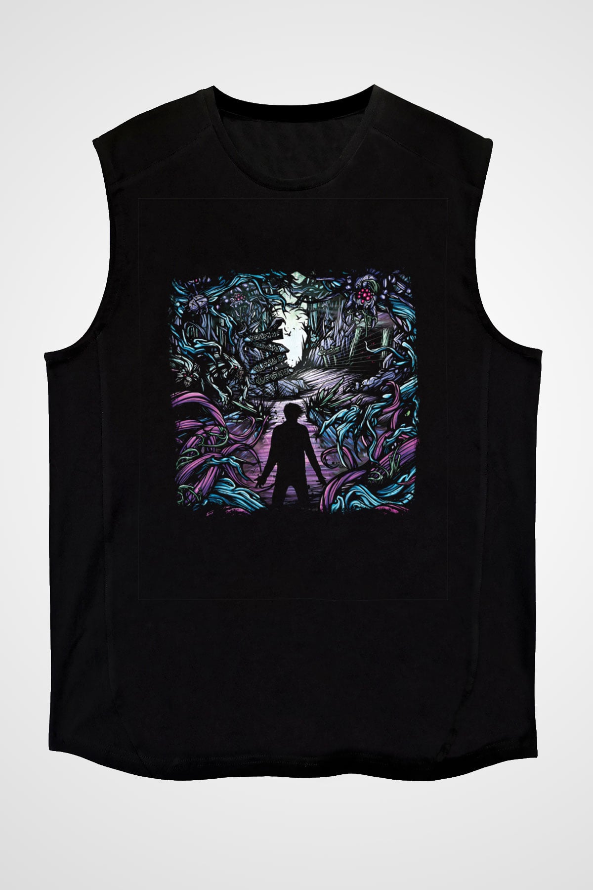 A Day to remember Baskılı Unisex Siyah Kolsuz Tişört