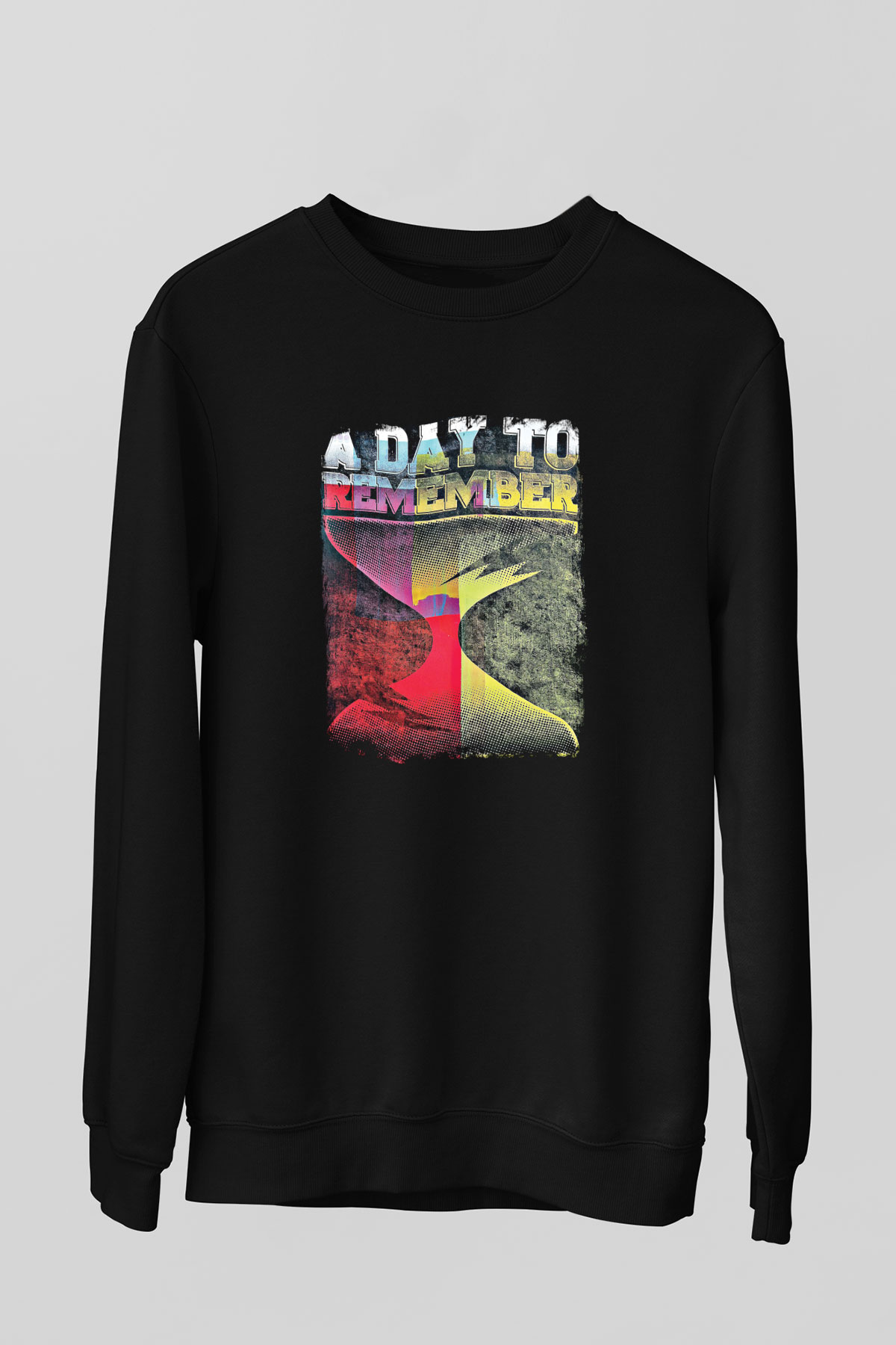A Day to remember Baskılı Unisex Siyah Sweatshirt