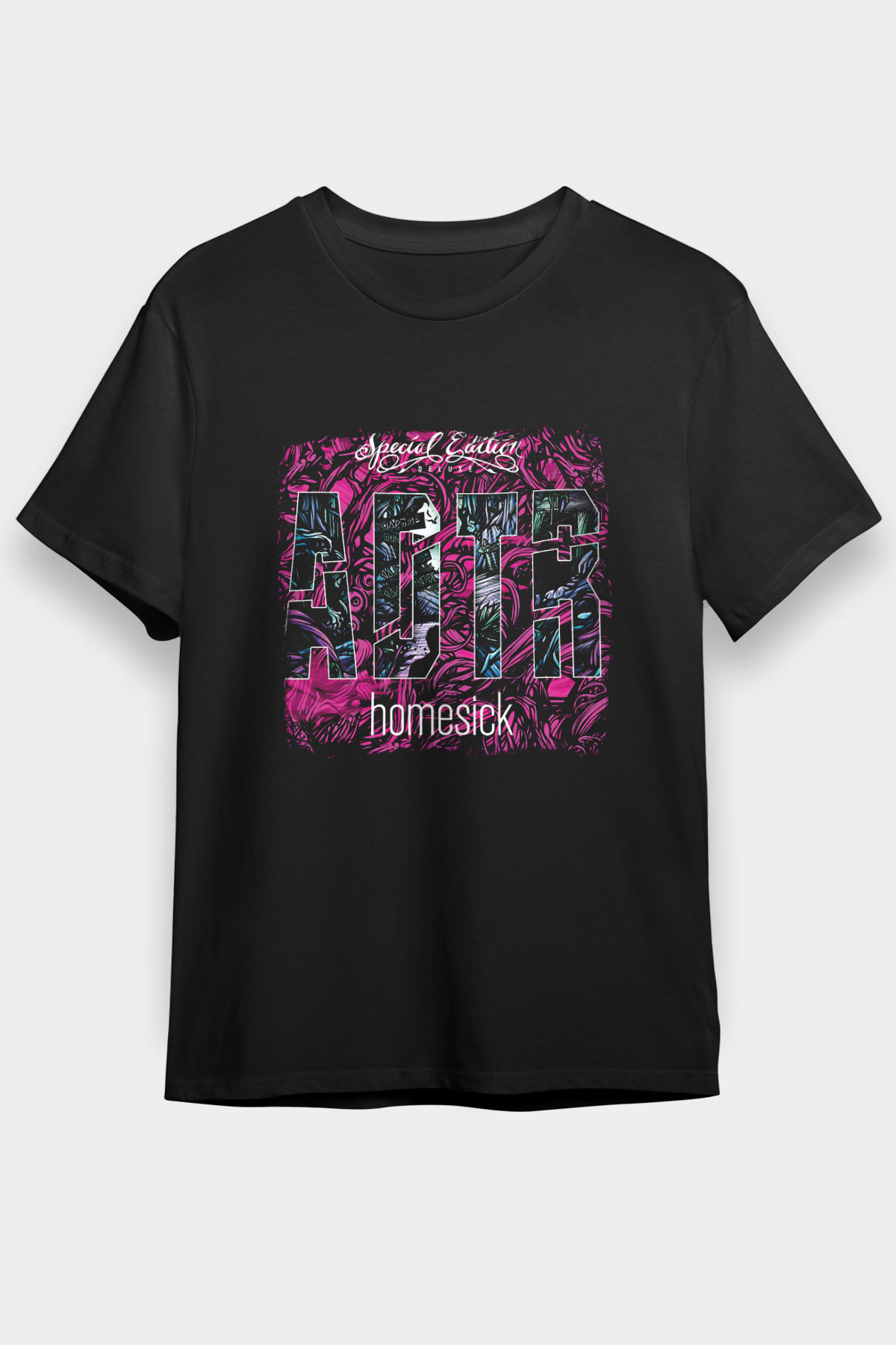 A Day to remember Baskılı Unisex Siyah Tişört