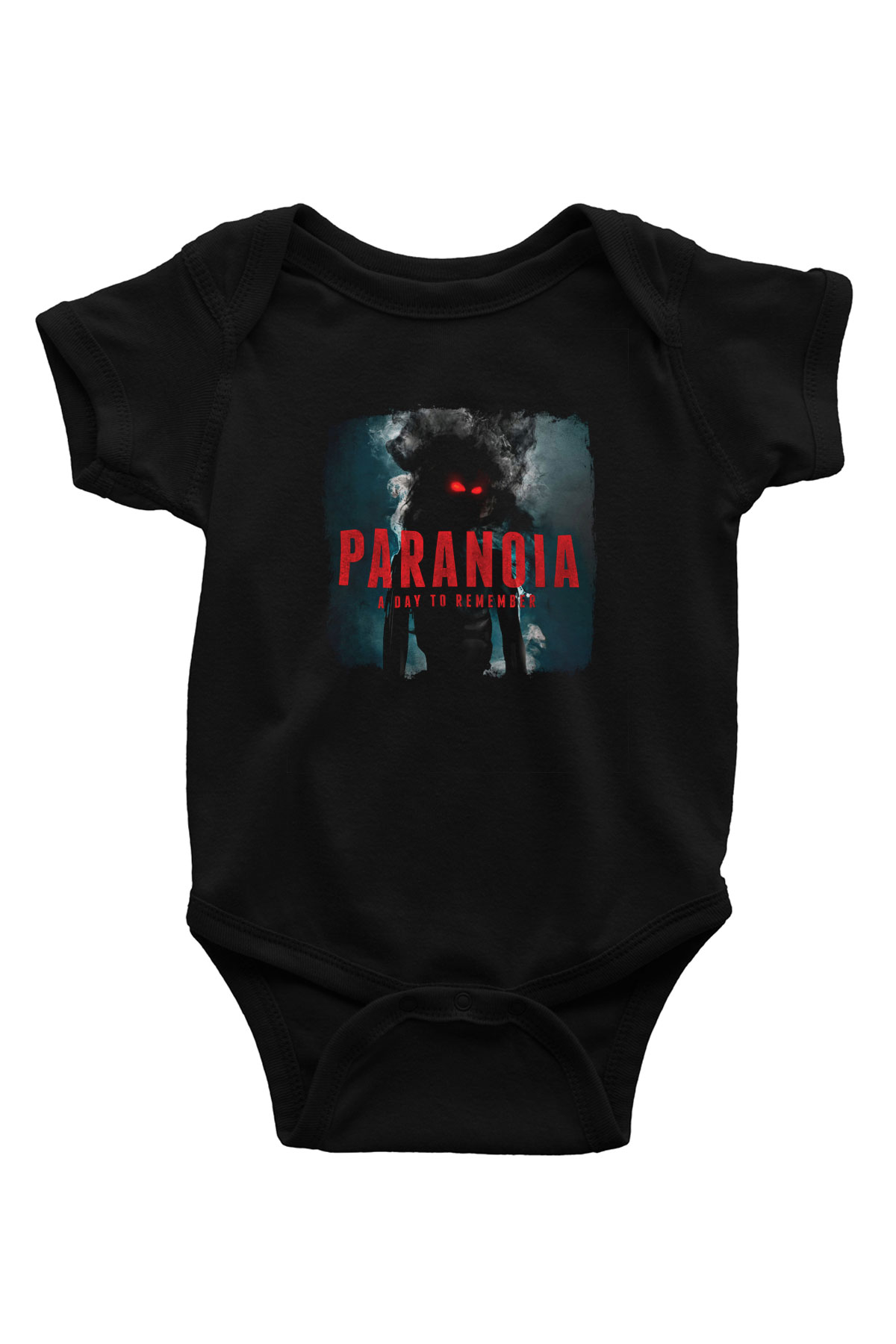 A Day to remember Baskılı Unisex Siyah Bebek Body - Zıbın