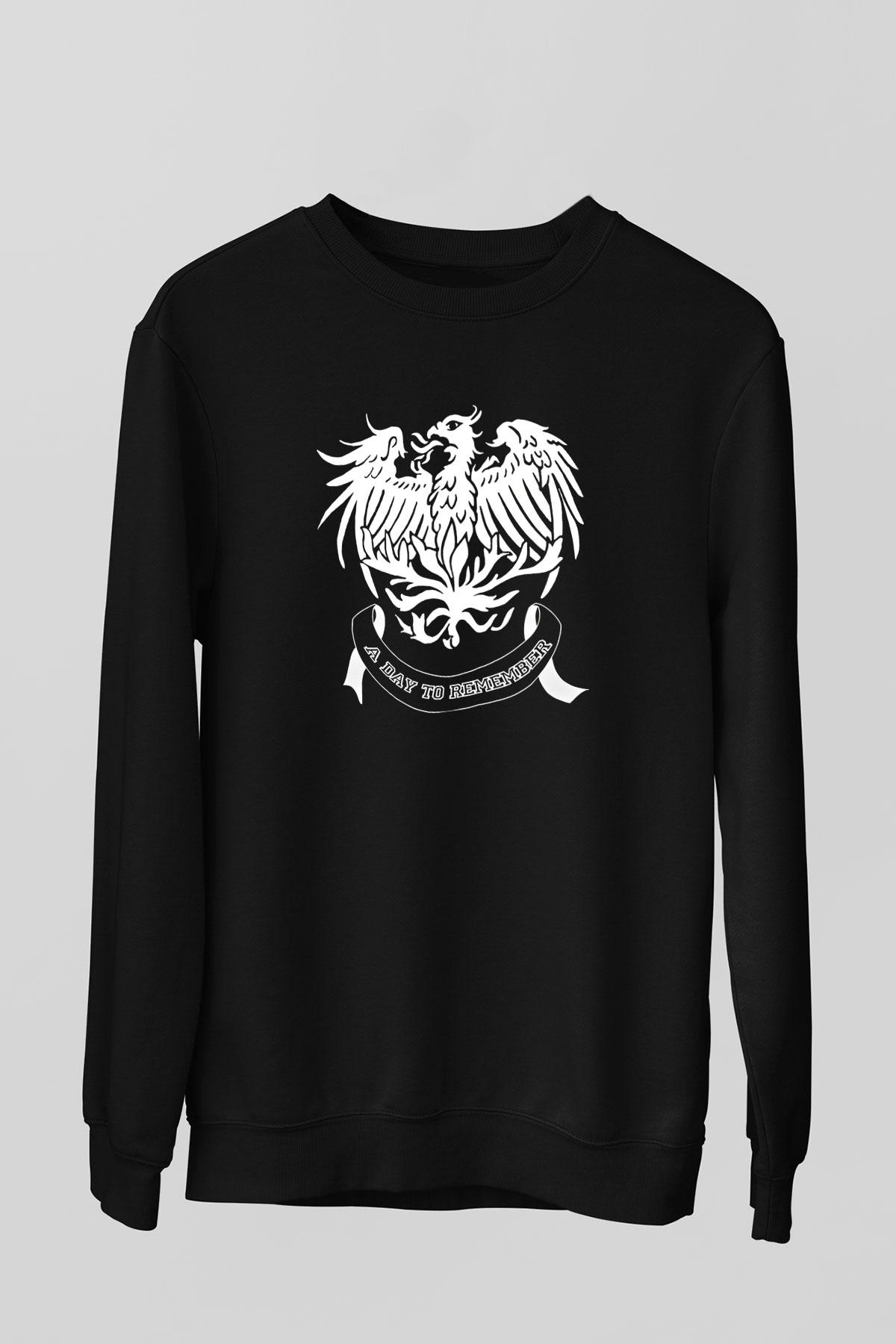 A Day to remember Baskılı Unisex Siyah Sweatshirt