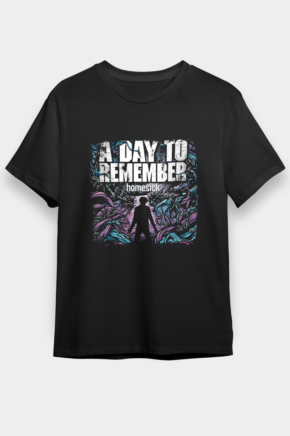 A Day to remember Baskılı Unisex Siyah Tişört