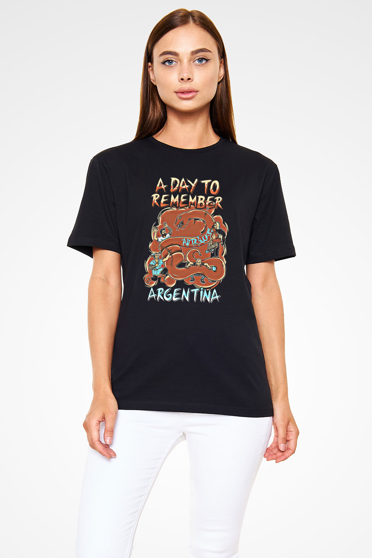 A Day to remember Baskılı Unisex Siyah Tişört