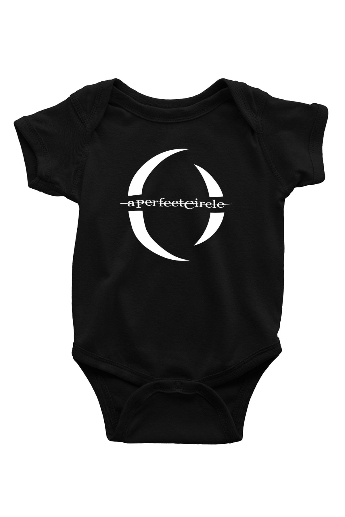 A Perfect Circle Baskılı Siyah Bebek Body - Zıbın