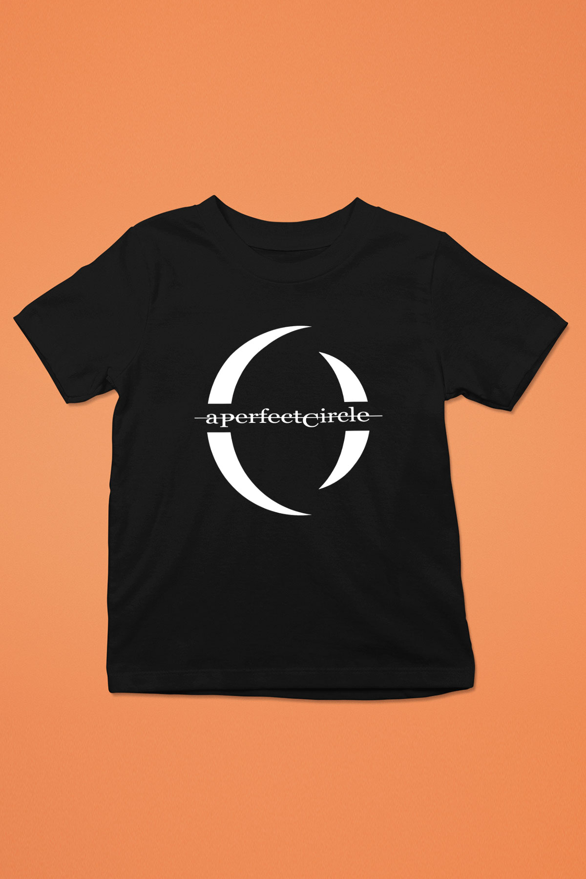 A Perfect Circle Baskılı Siyah Unisex Çocuk Tişört