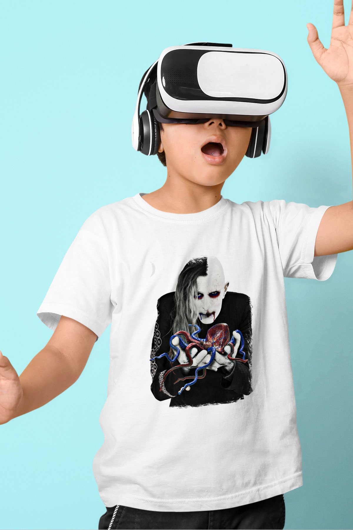 A Perfect Circle Baskılı Unisex Beyaz Çocuk Tişört