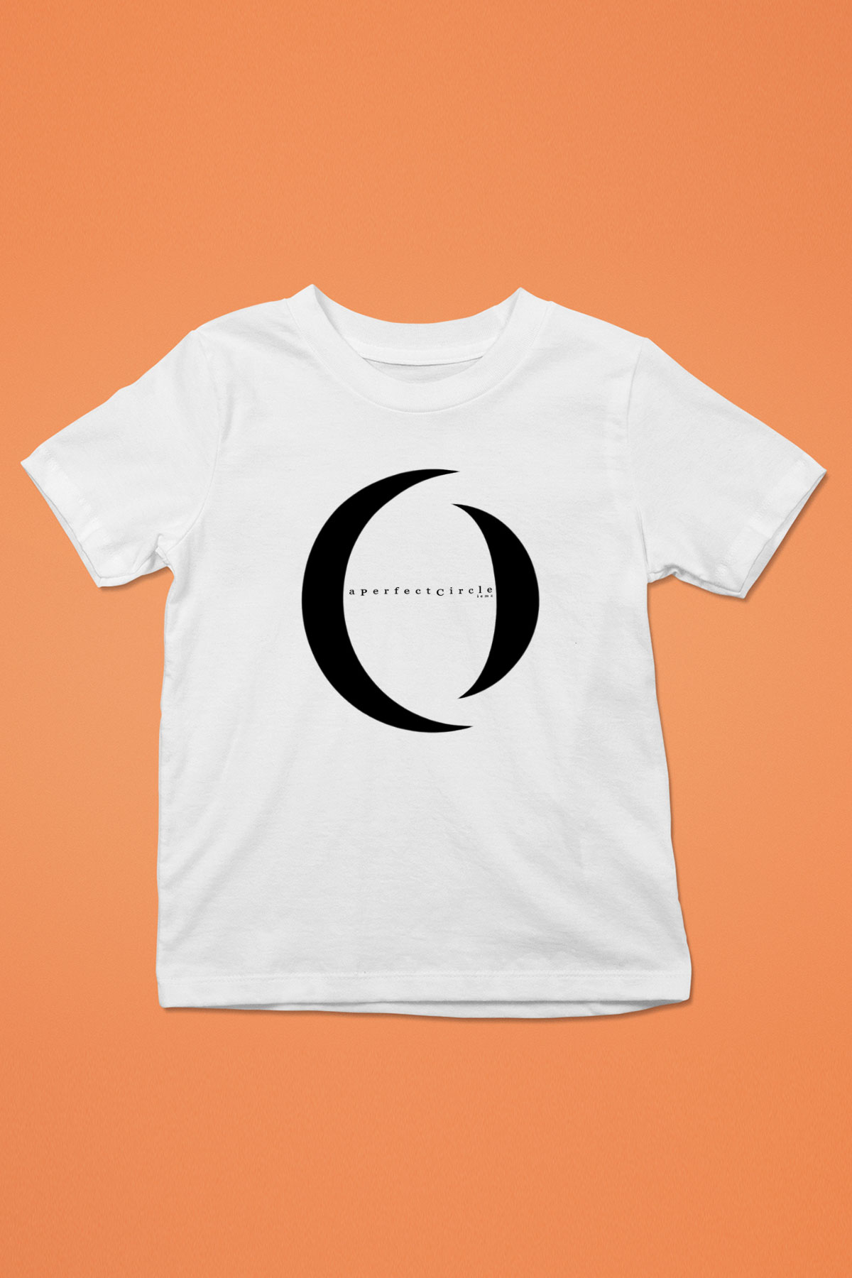A Perfect Circle Baskılı Unisex Beyaz Çocuk Tişört