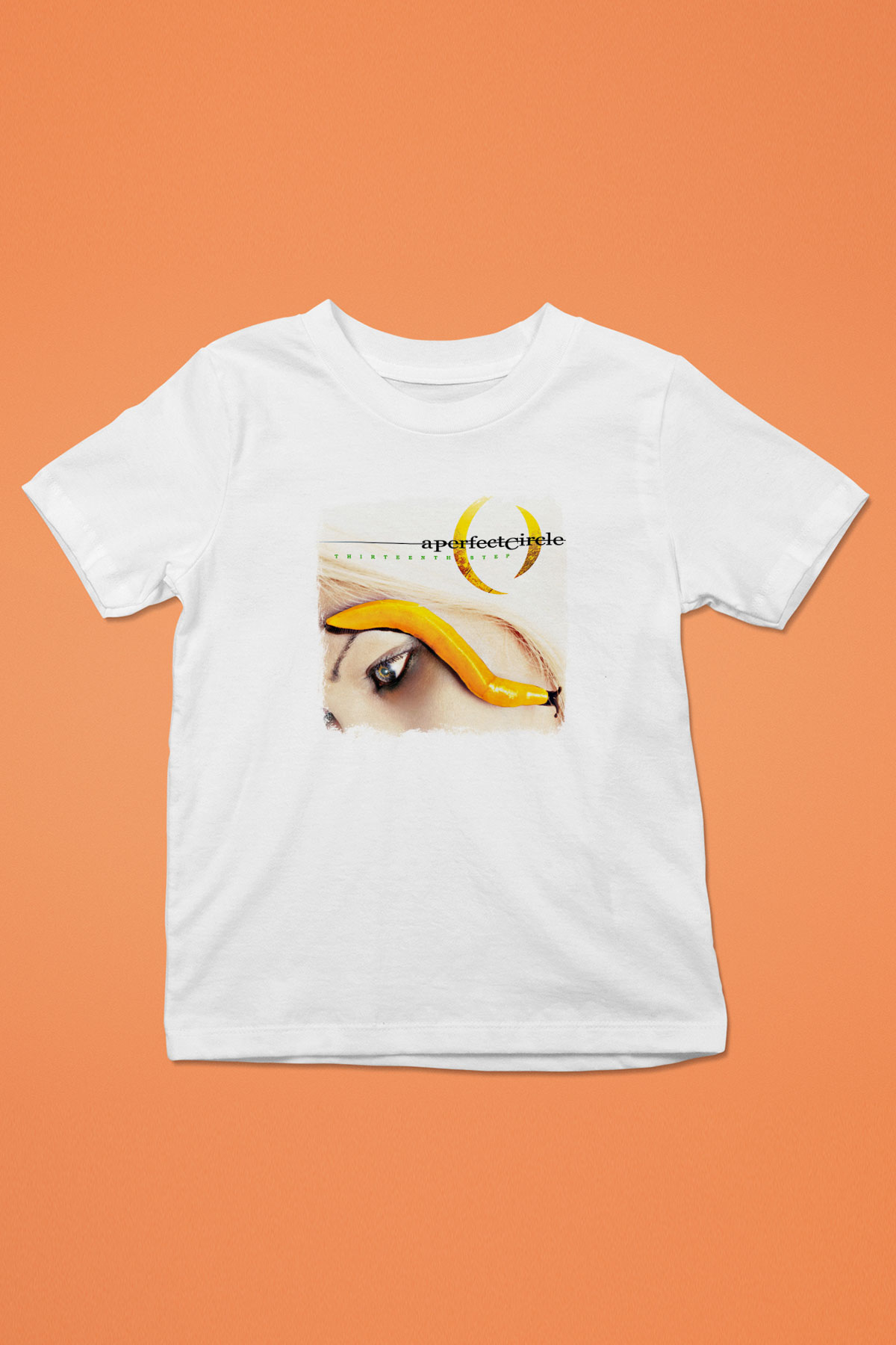 A Perfect Circle Baskılı Unisex Beyaz Çocuk Tişört