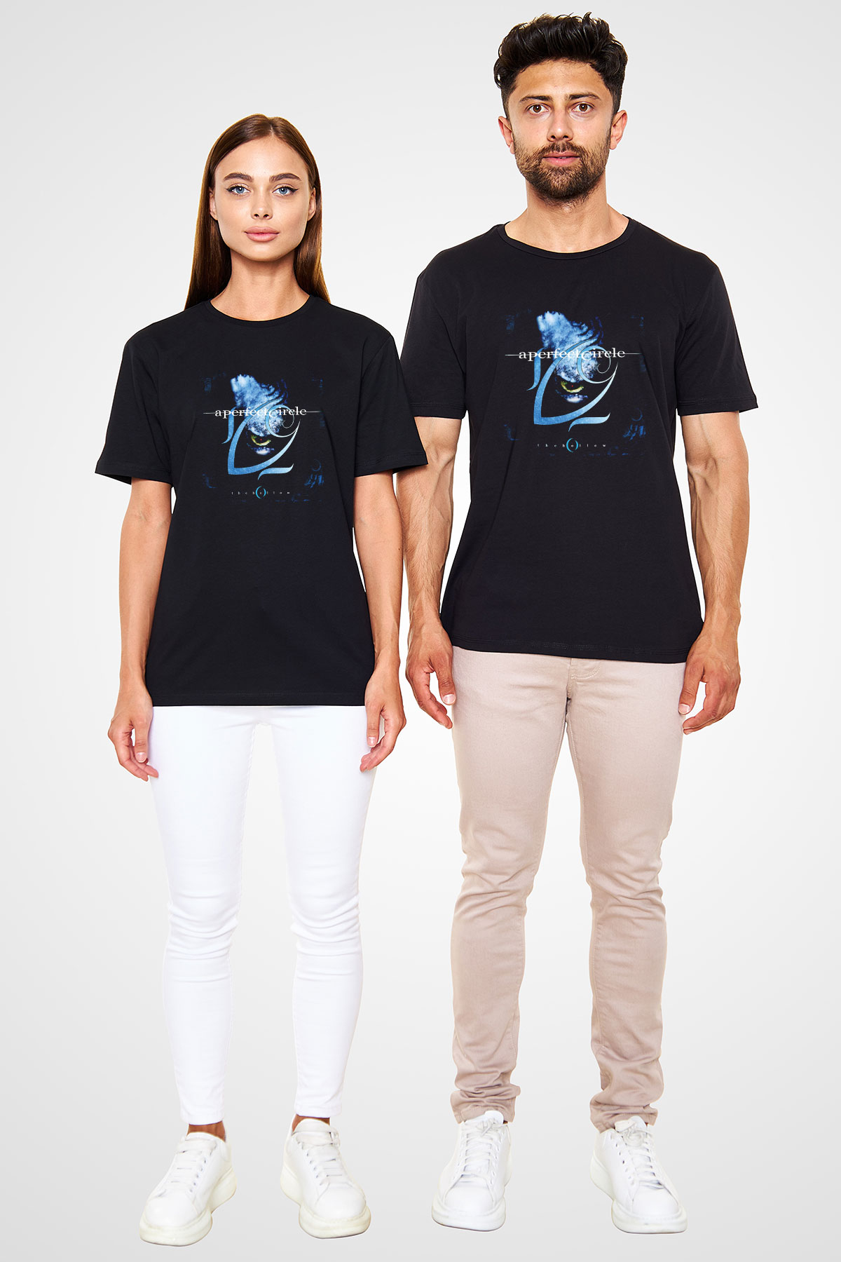 A Perfect Circle Baskılı Unisex Siyah Tişört