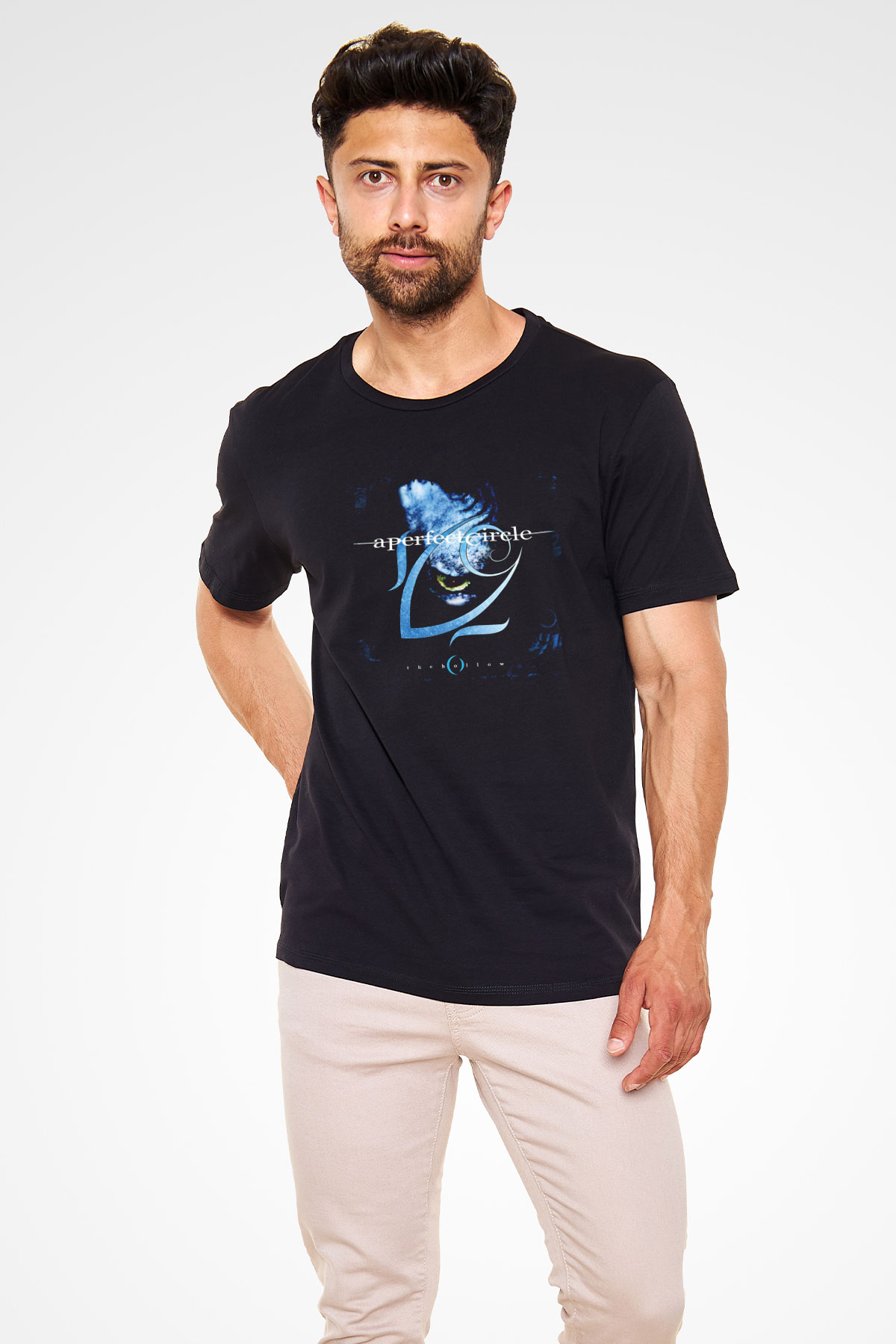 A Perfect Circle Baskılı Unisex Siyah Tişört