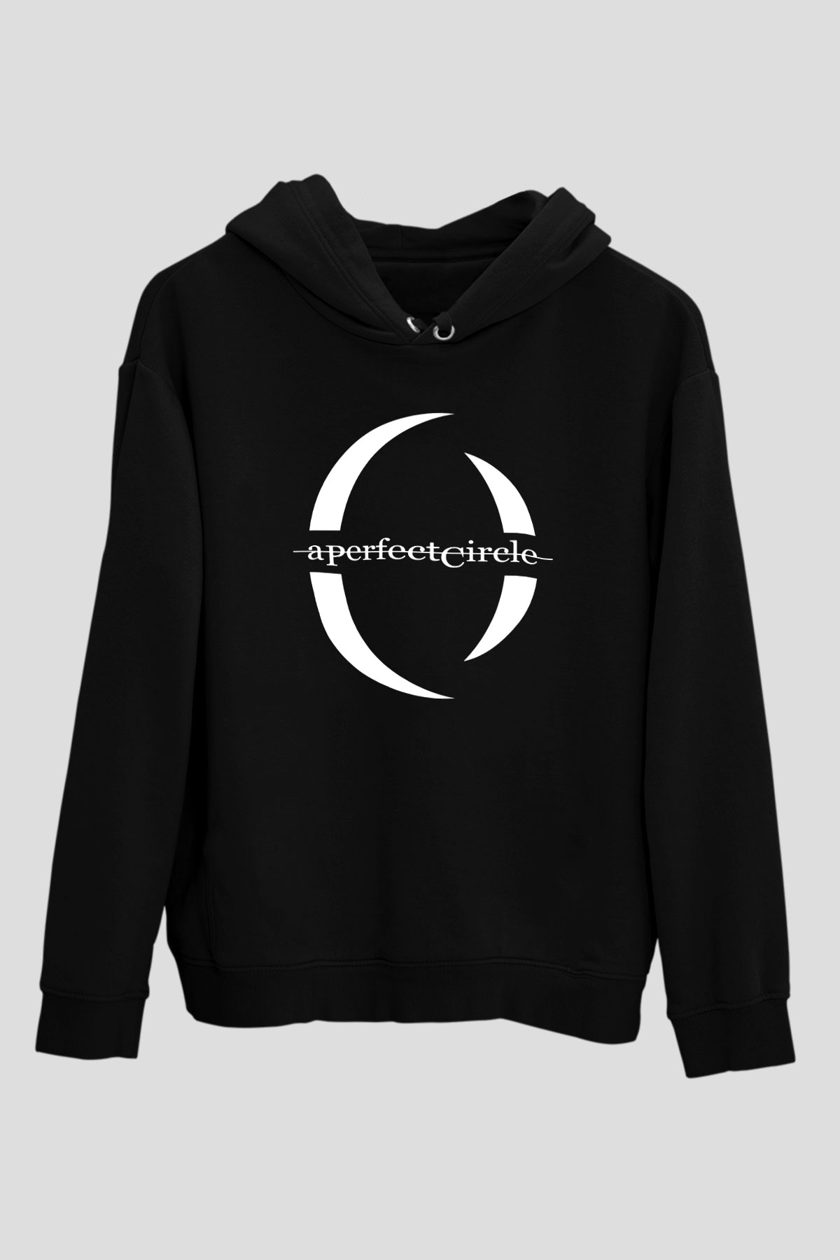 A Perfect Circle Siyah Unisex Kapüşonlu Sweatshirt