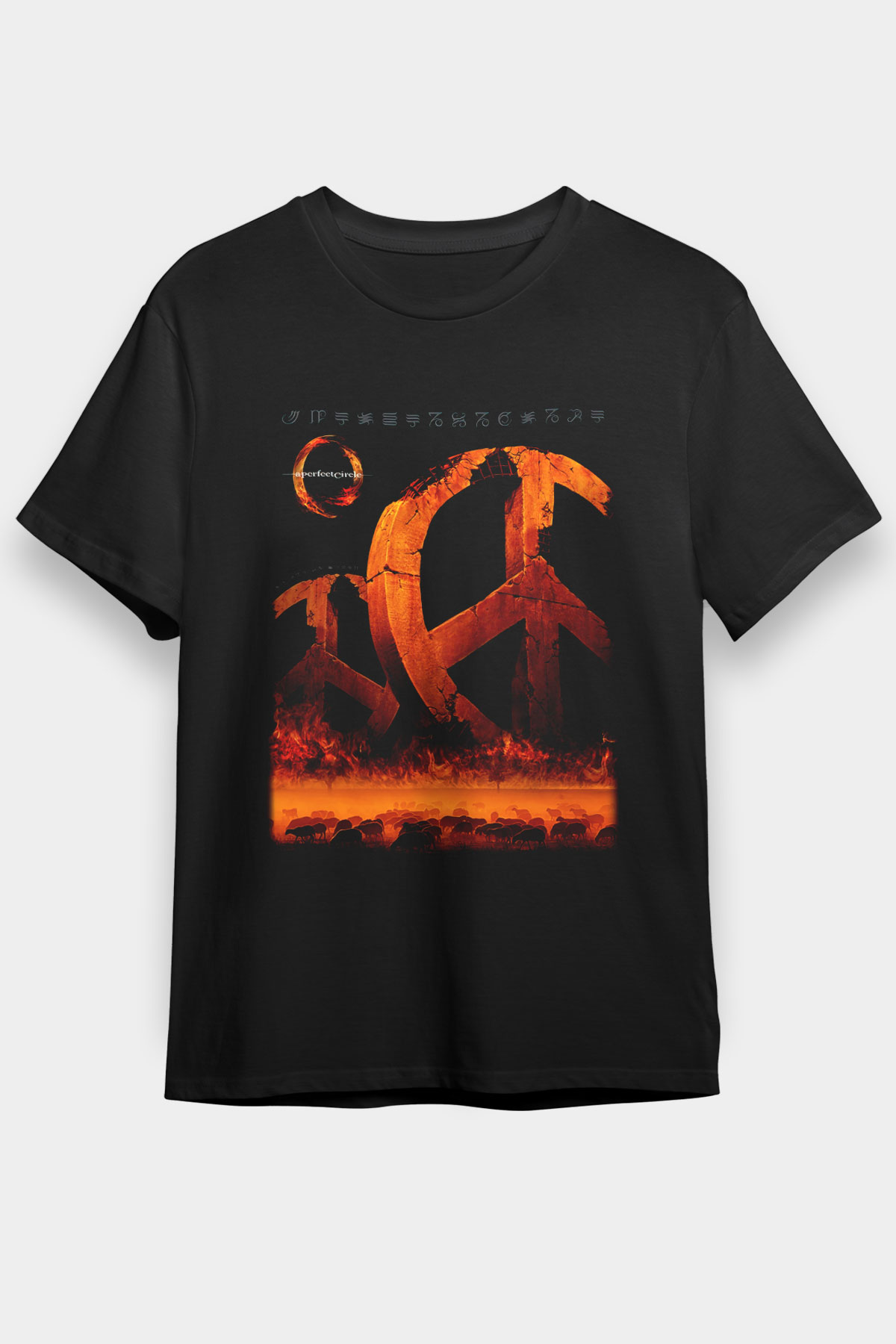 A Perfect Circle Siyah Unisex Tişört T-Shirt - TişörtFabrikası