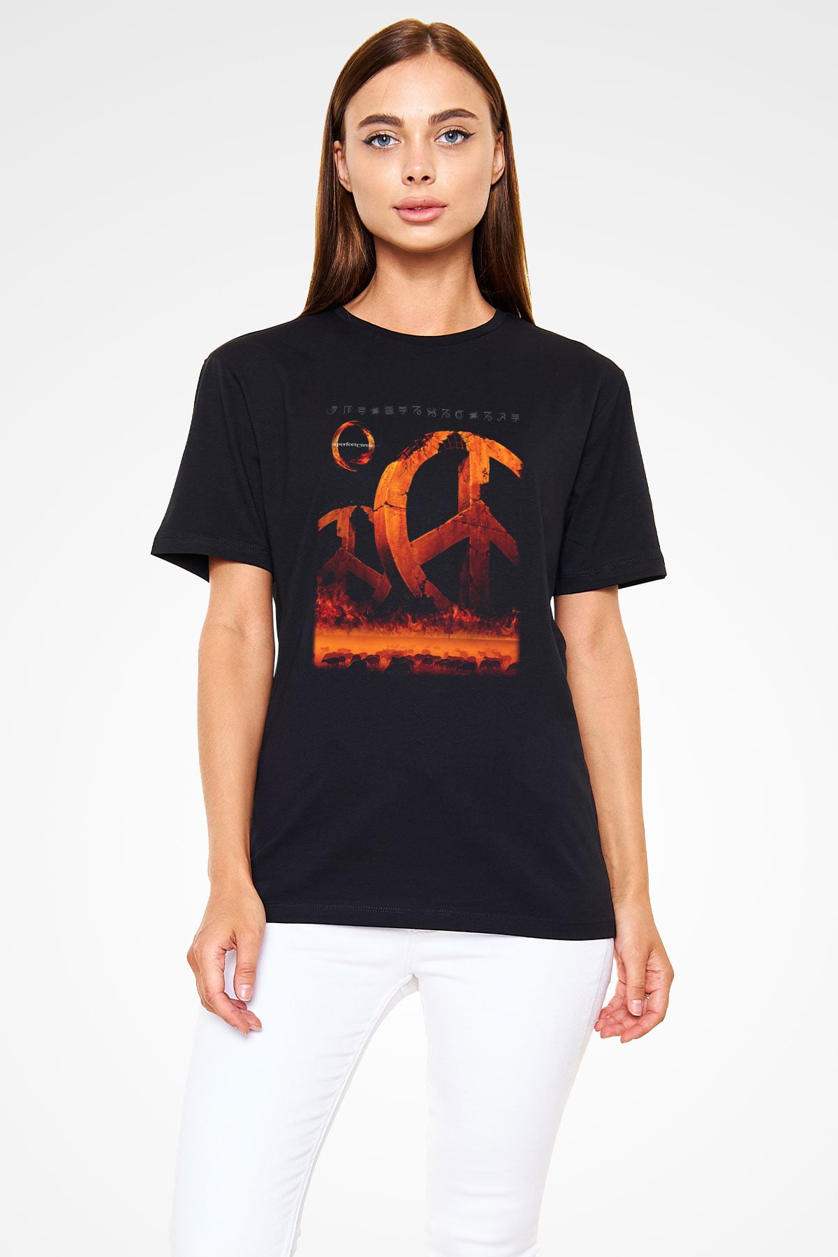 A Perfect Circle Siyah Unisex Tişört T-Shirt - TişörtFabrikası