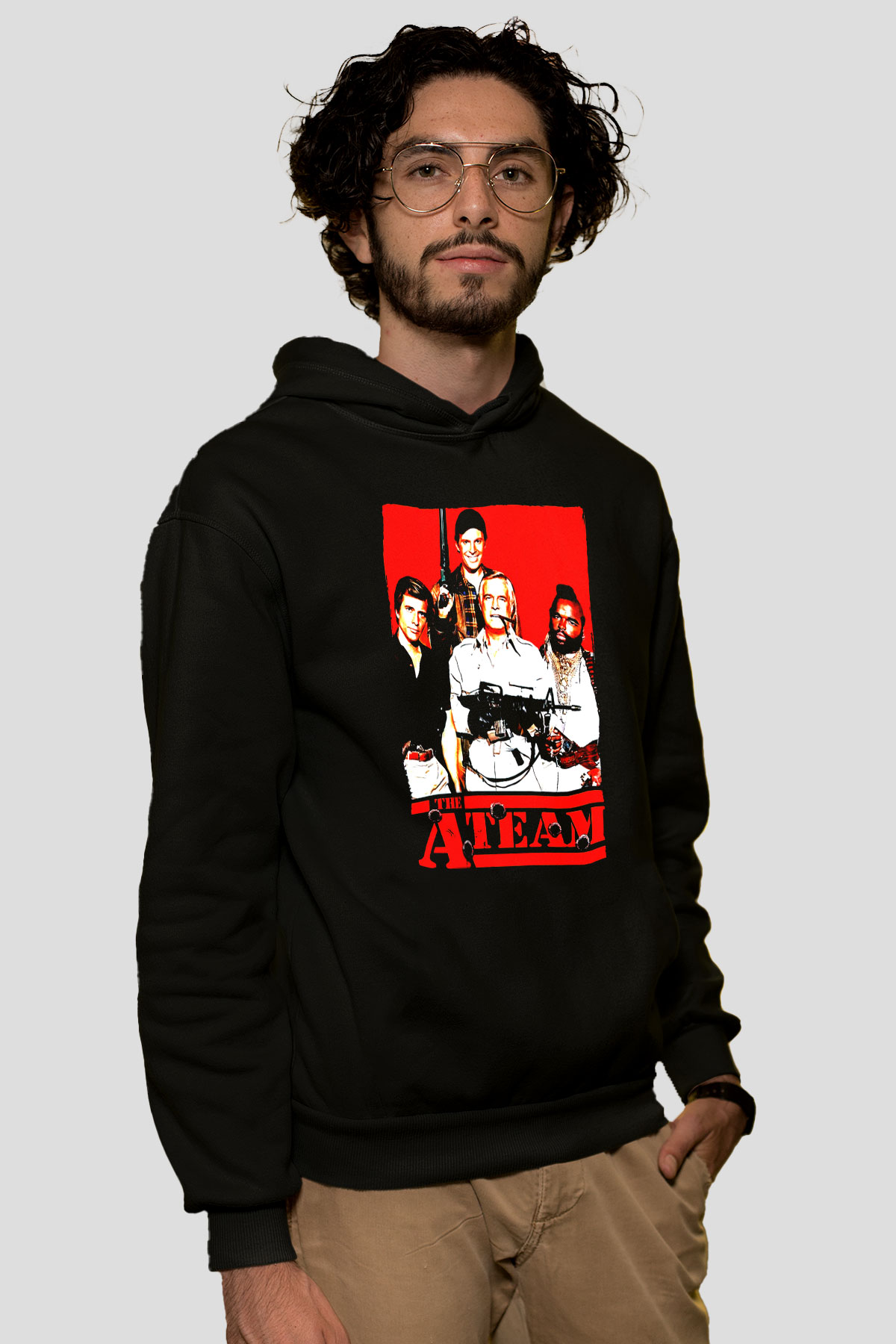 A-Team Siyah Unisex Hoodie