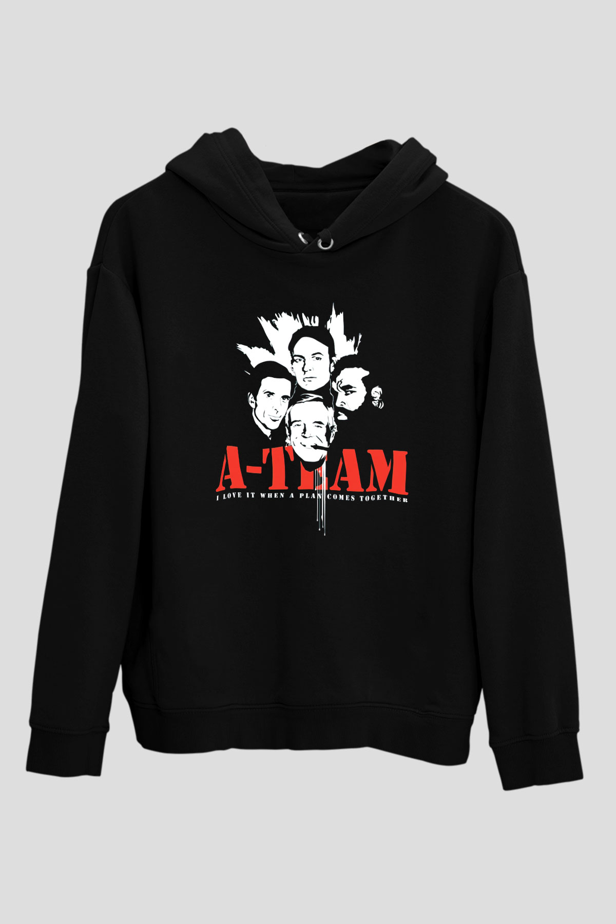 A-Team Siyah Unisex Hoodie