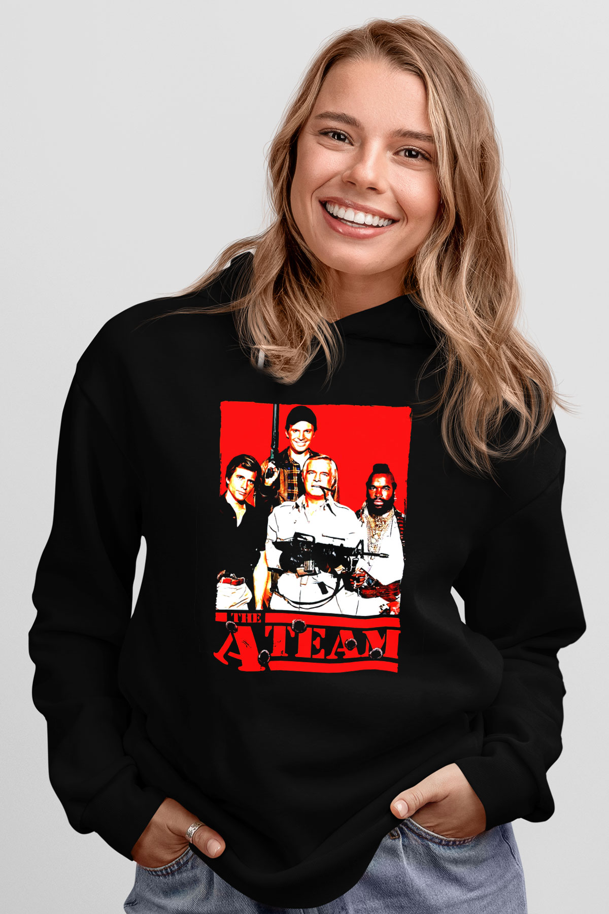 A-Team Siyah Unisex Hoodie