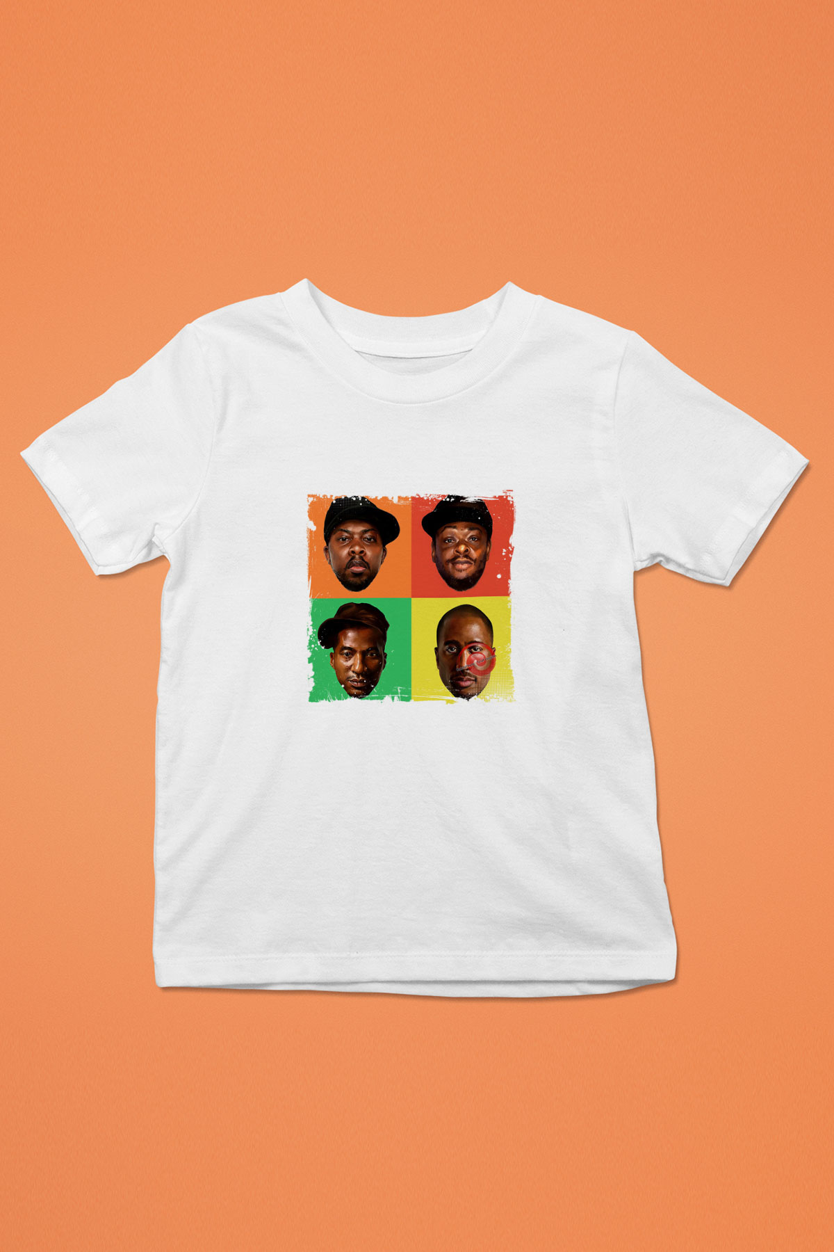 A Tribe Called Quest Baskılı Unisex Beyaz Çocuk Tişört
