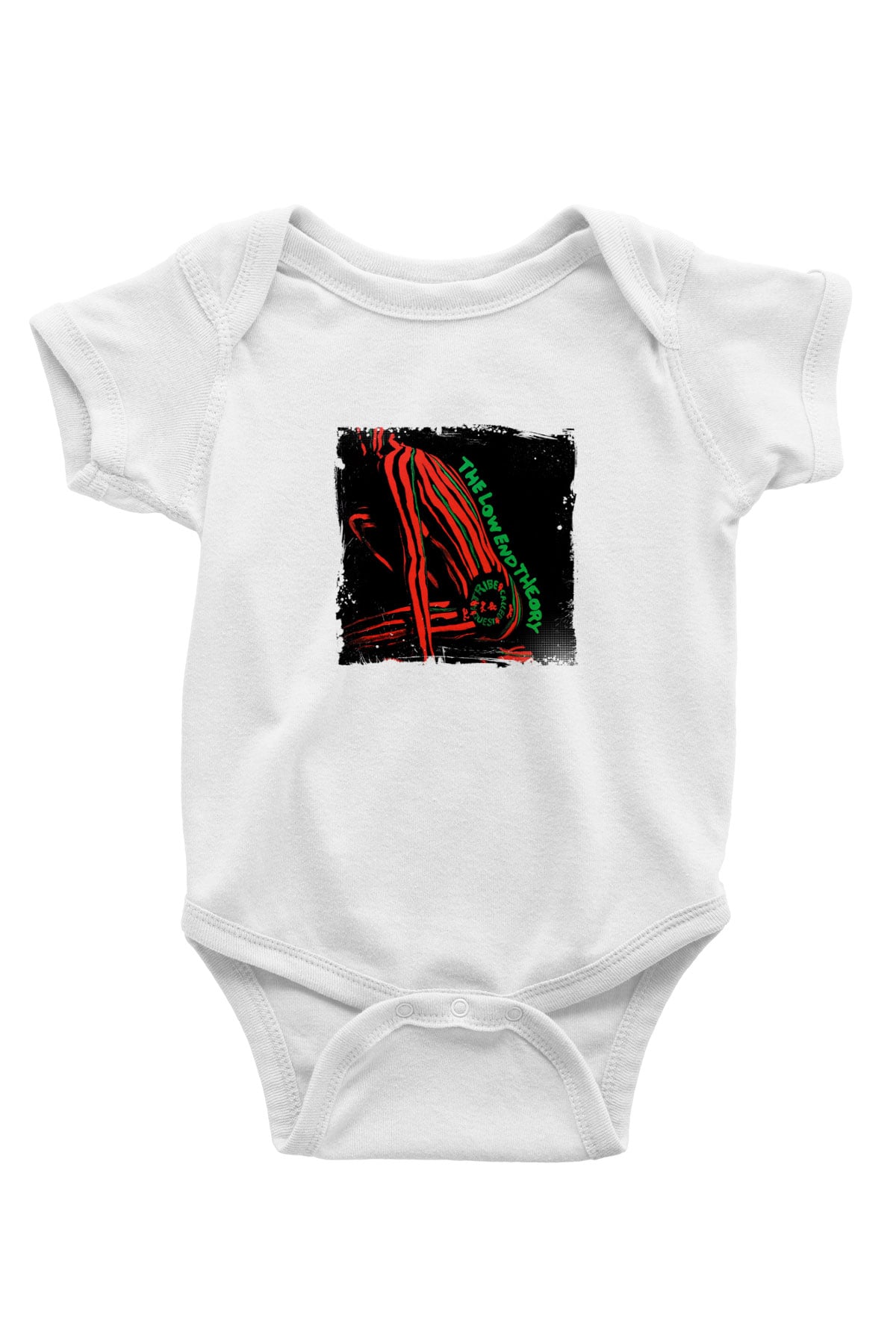 A Tribe Called Quest Baskılı Unisex Beyaz Bebek Body - Zıbın