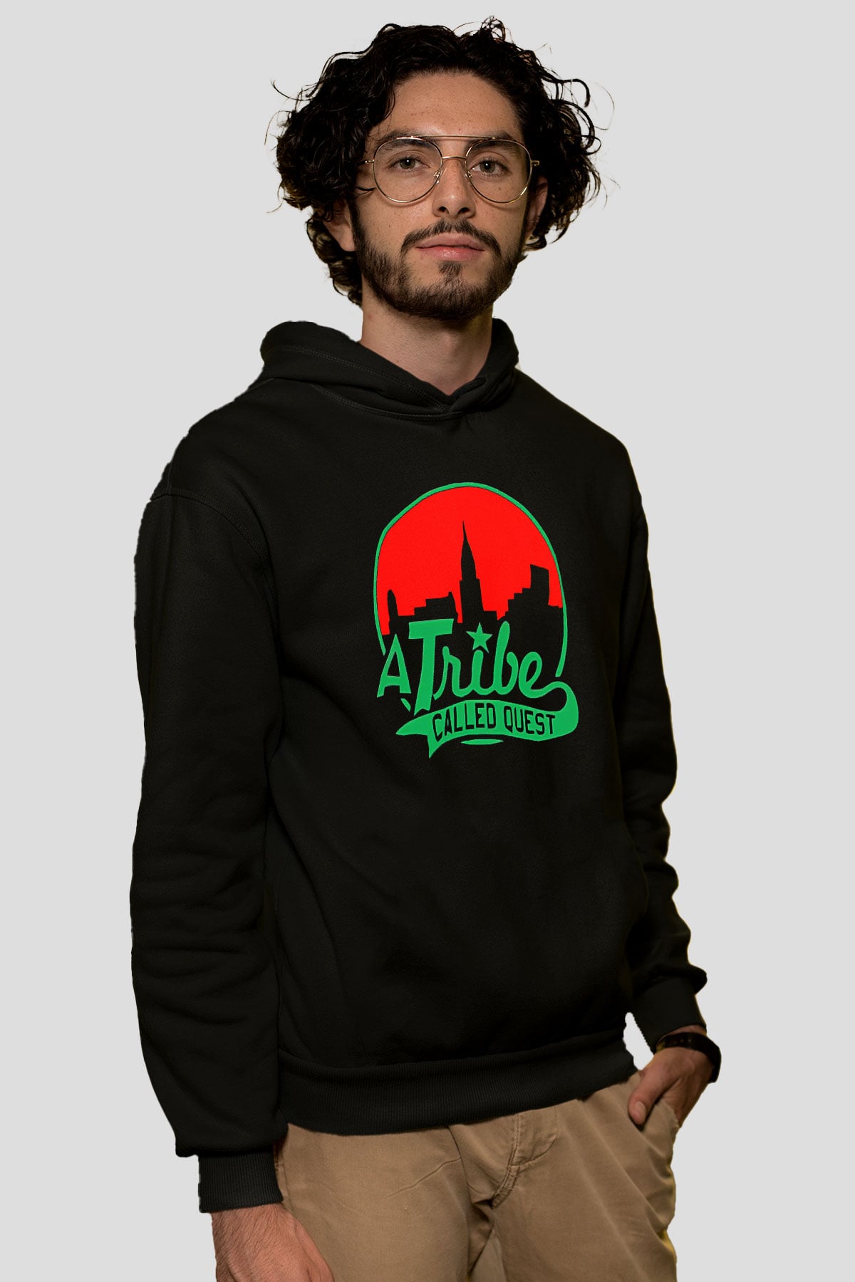 A Tribe Called Quest Baskılı Unisex Siyah Hoodie