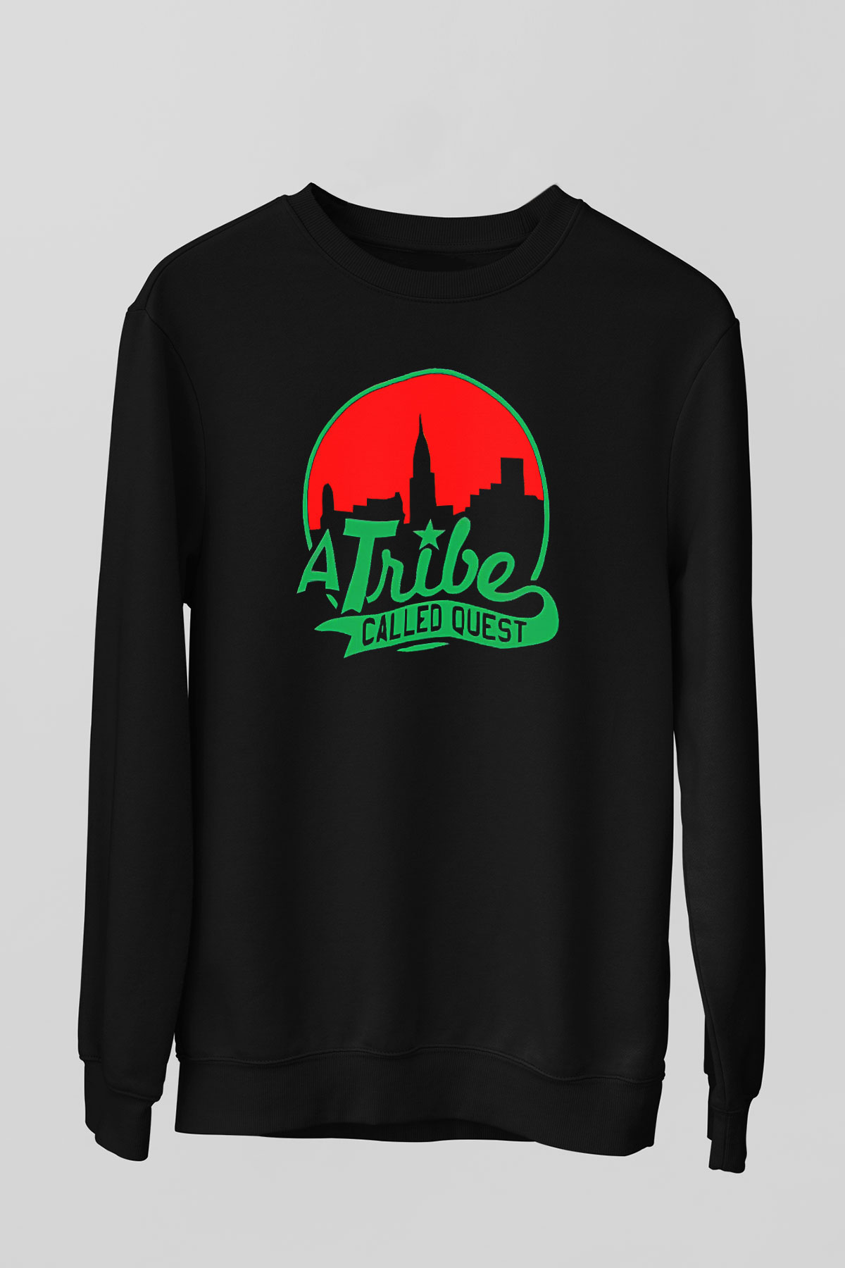 A Tribe Called Quest Baskılı Unisex Siyah Sweatshirt