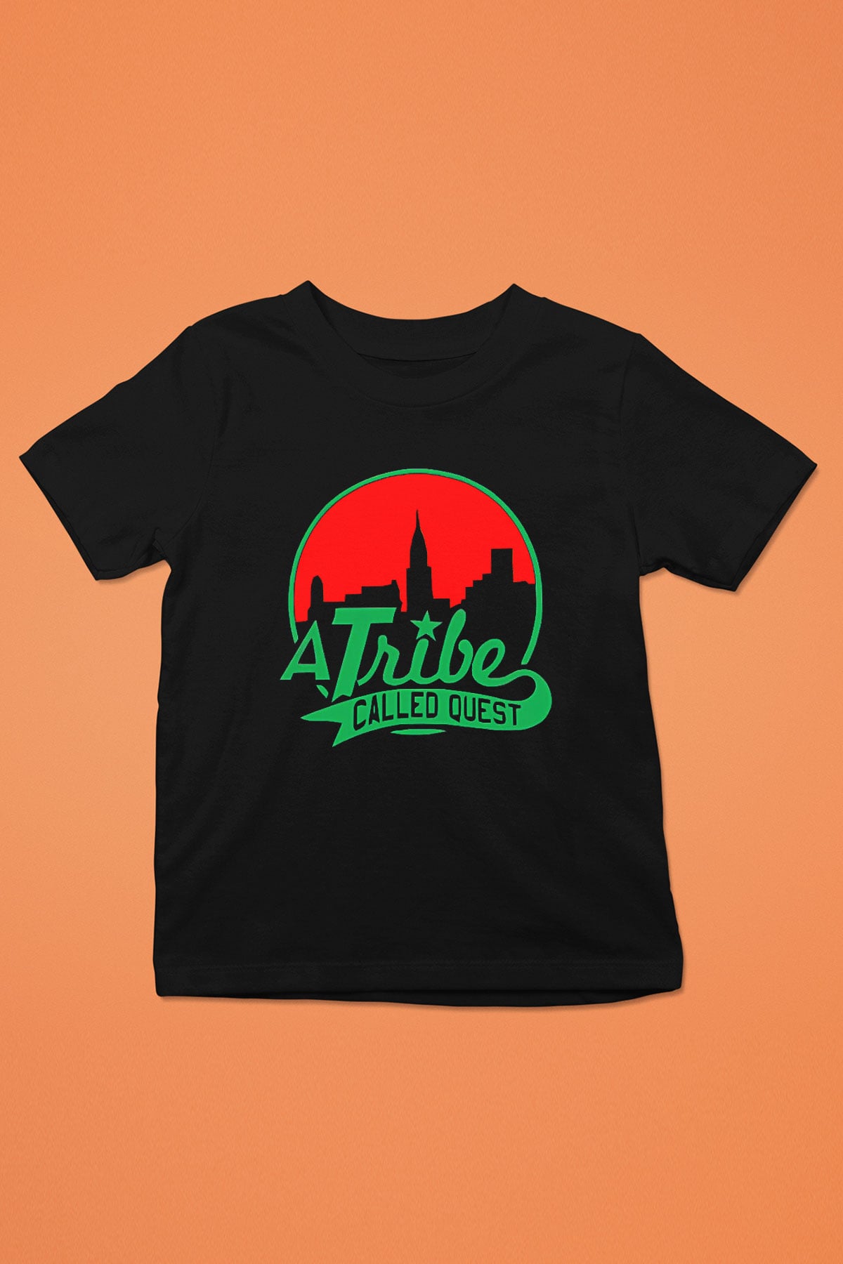 A Tribe Called Quest Baskılı Unisex Siyah Çocuk Tişört - Tshirt