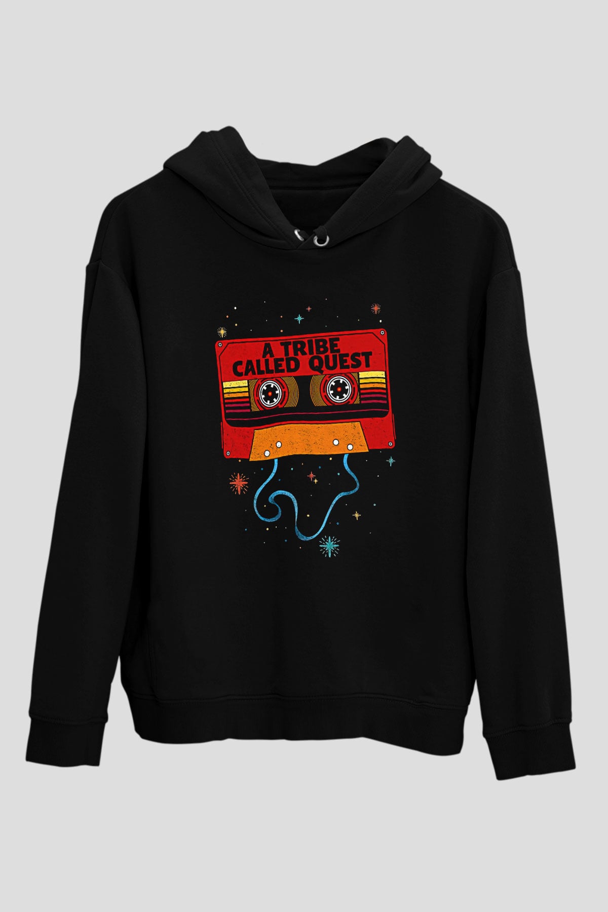 A Tribe Called Quest Baskılı Unisex Siyah Hoodie